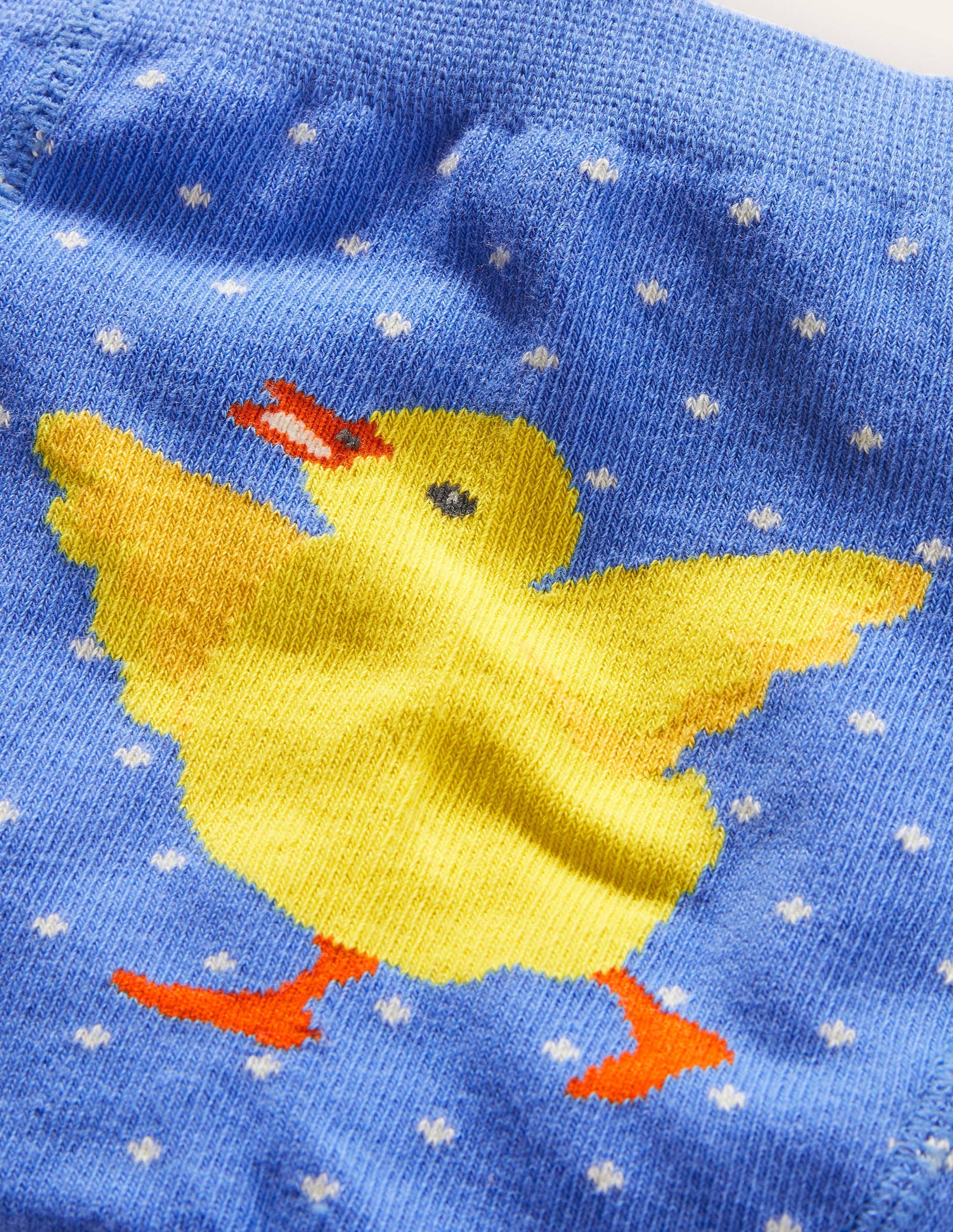 Knitted Leggings-Bright Bluebell Chick-2