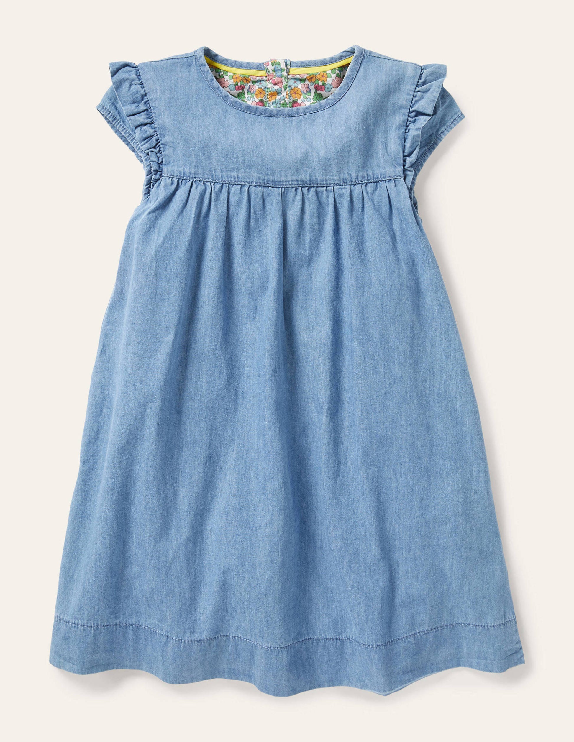 Easy Everyday Dress-Chambray-1