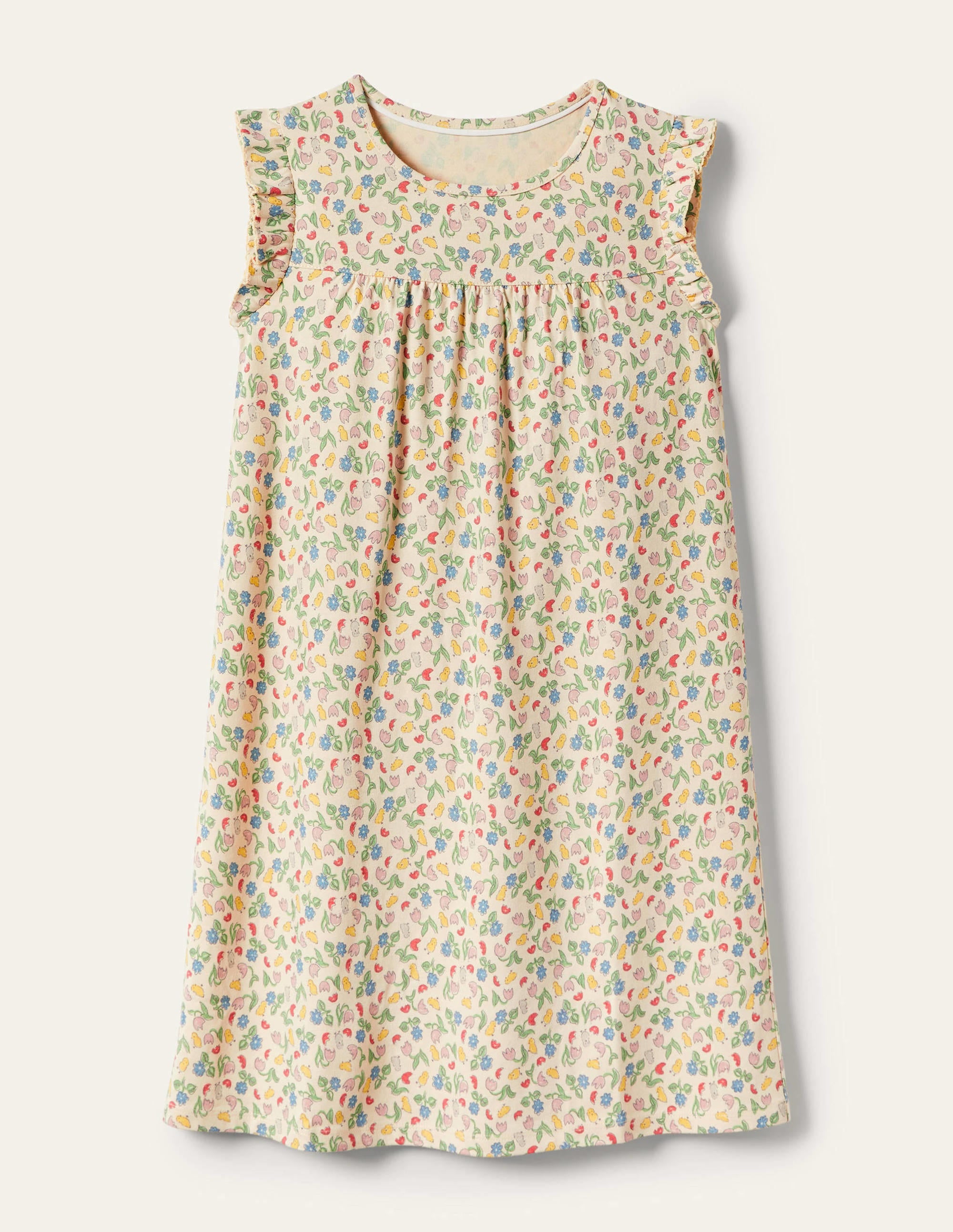 Printed Nightgown-Boto Pink Baby Chicks - Image 1