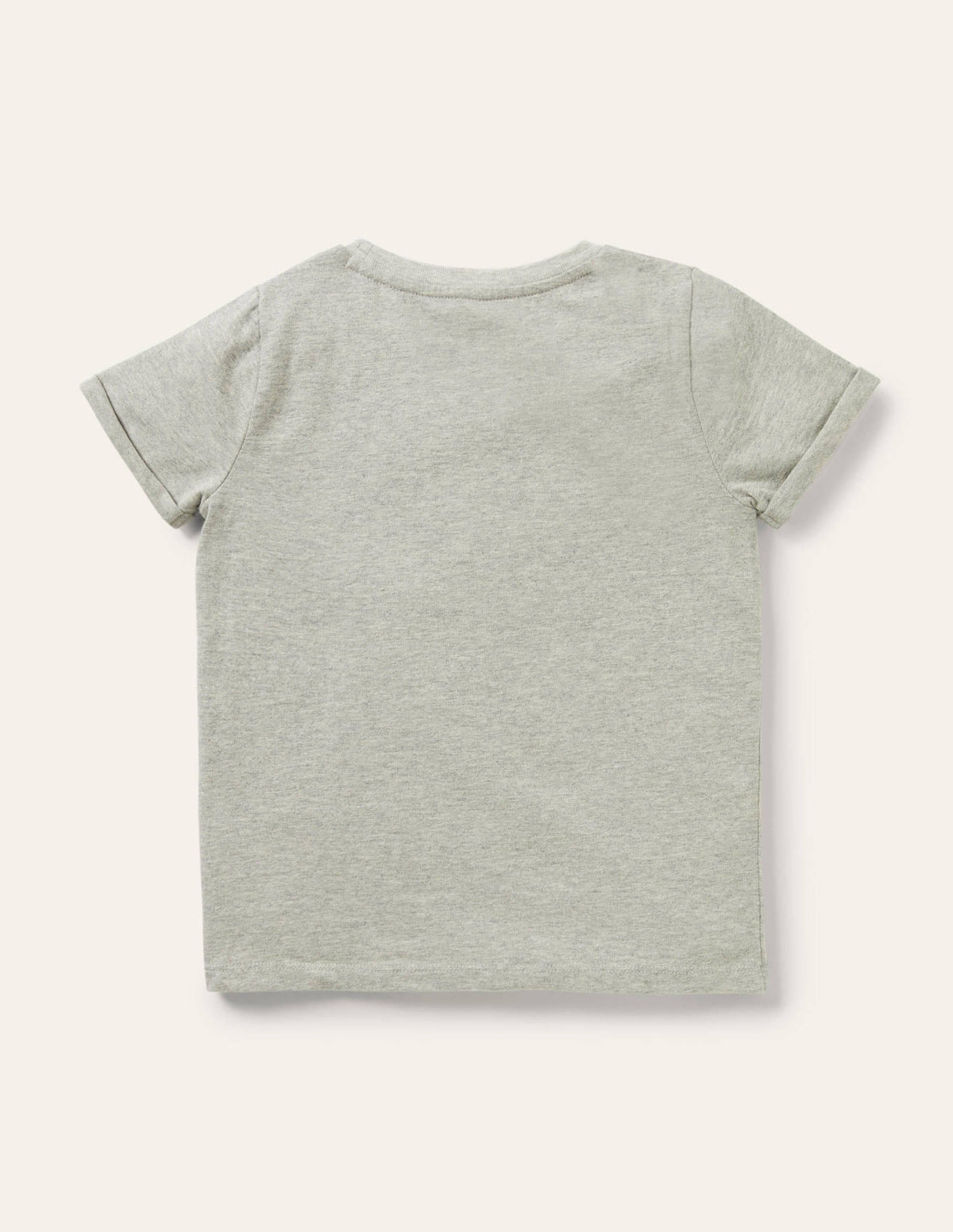 Star Pocket Slub T-shirt-Grey Marl-2