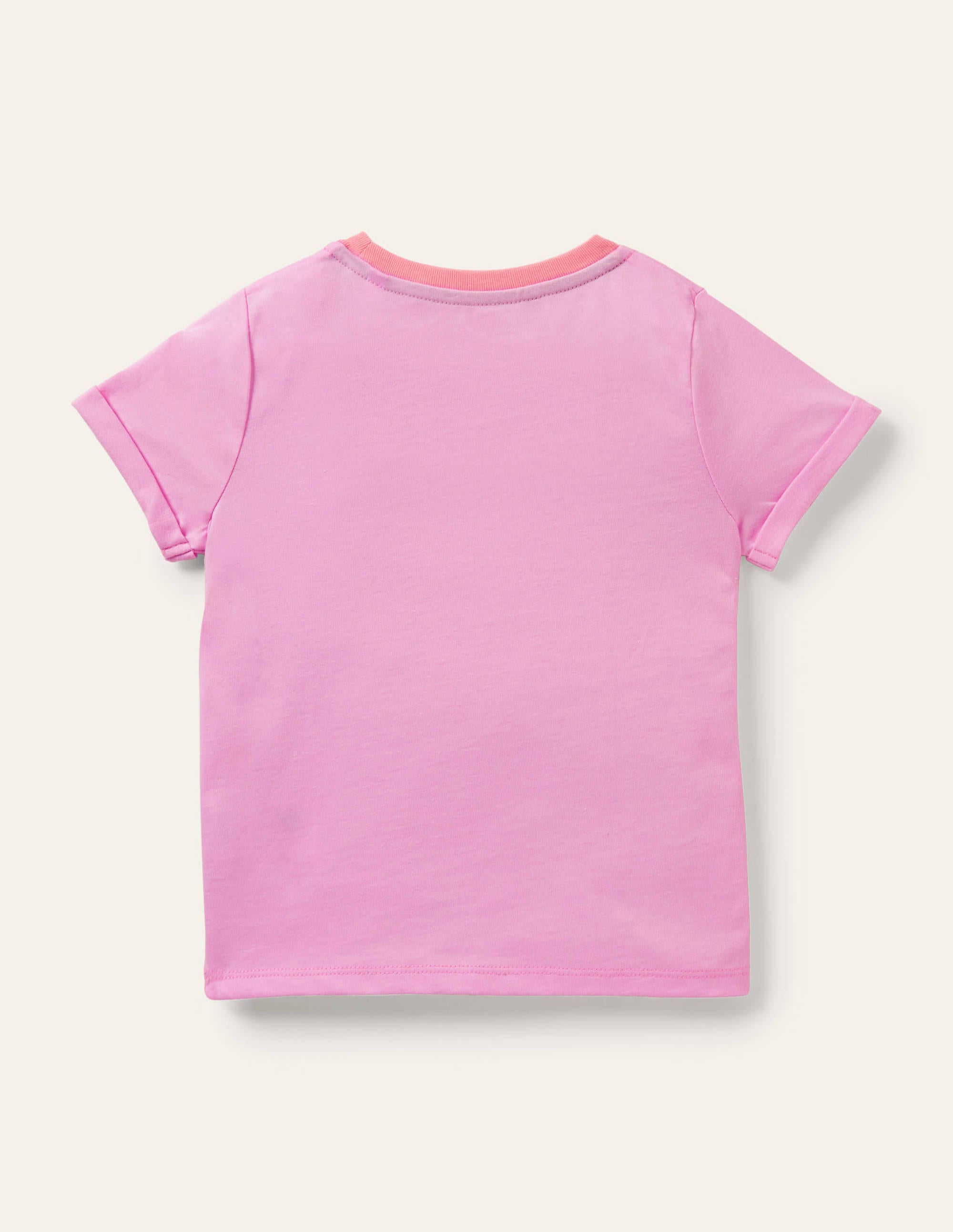 Star Pocket Slub T-shirt-Rosebay Pink - Image 2