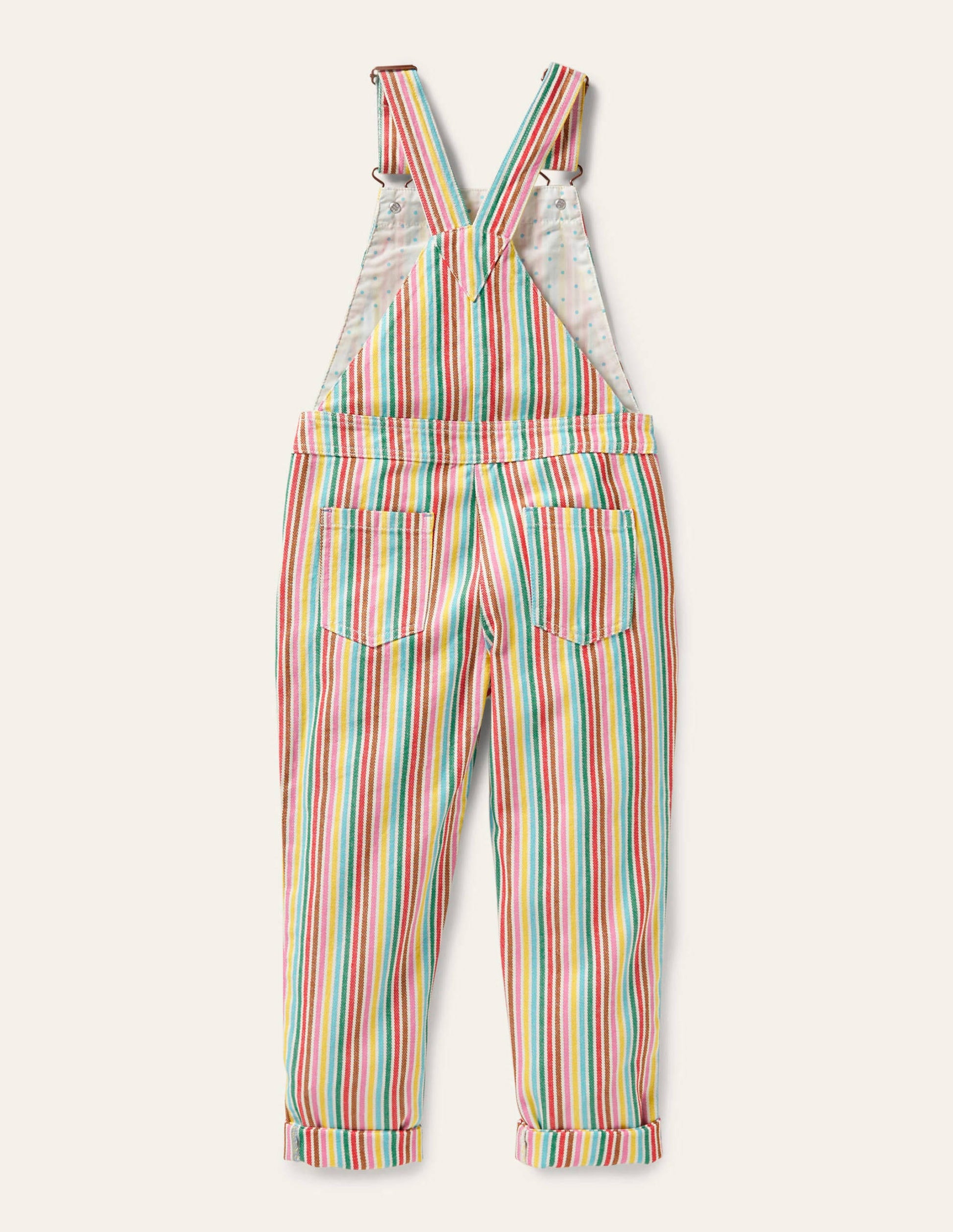 Fun Overalls-Multi Ticking-2