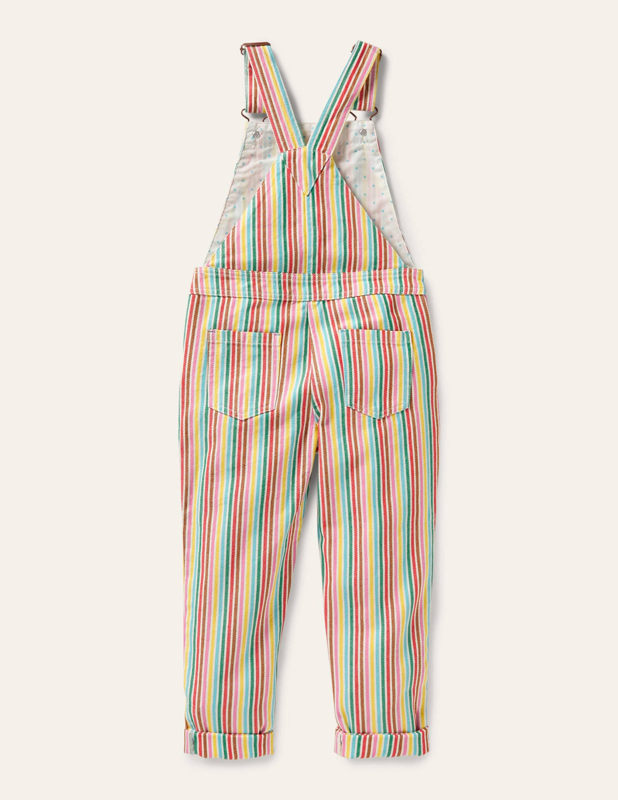 Fun Overalls-Multi Ticking - Image 2