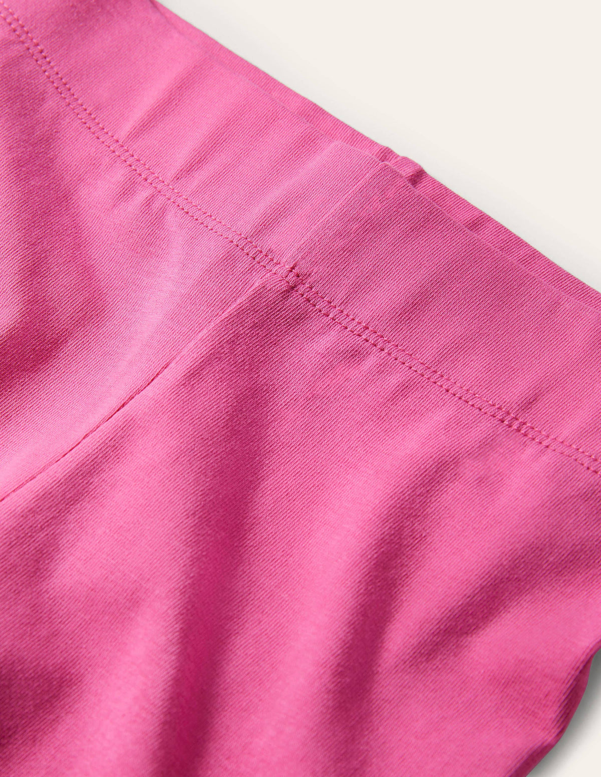 Plain Cropped Leggings-Bright Petal Pink - Image 3
