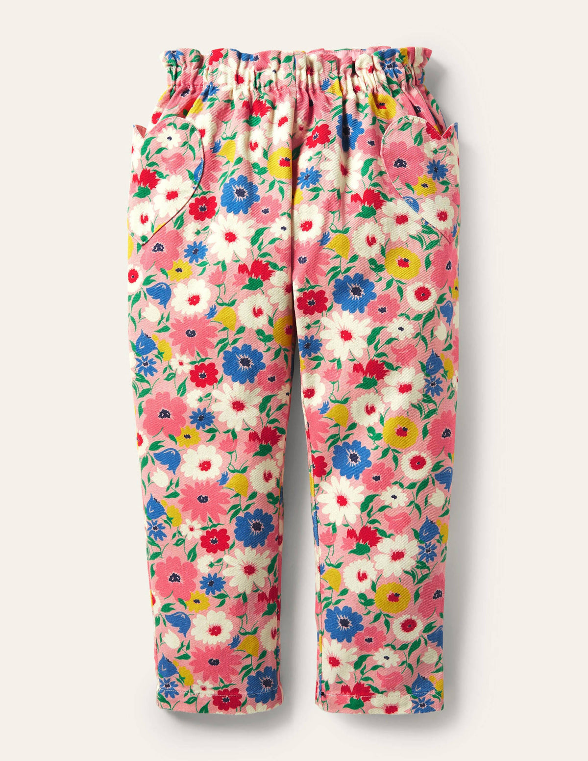 Pull-on Pants-Boto Pink Painterly Floral - Image 1