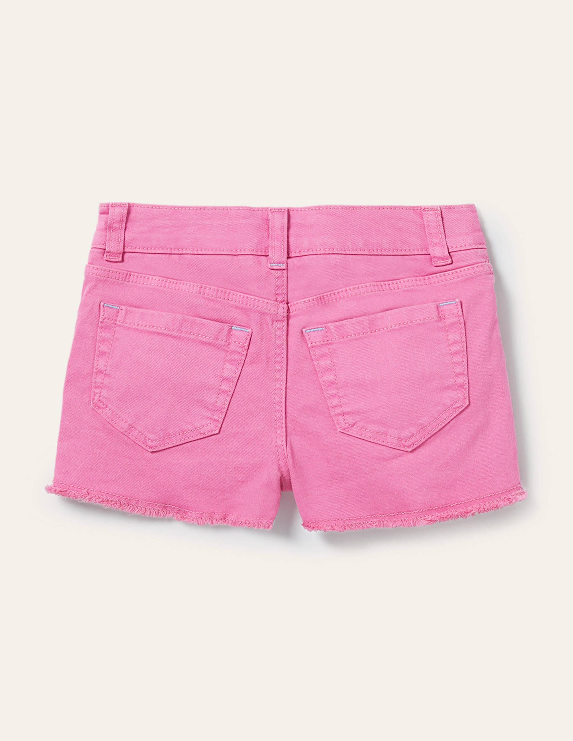Denim Shorts-Strawberry Ice Pink - Image 2
