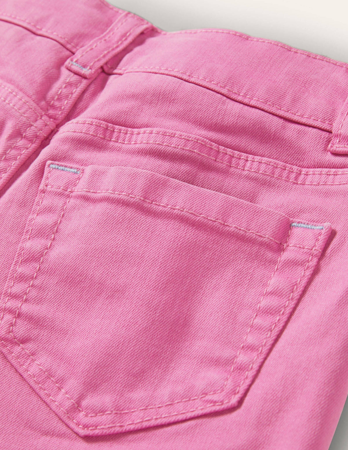 Denim Shorts-Strawberry Ice Pink - Image 3