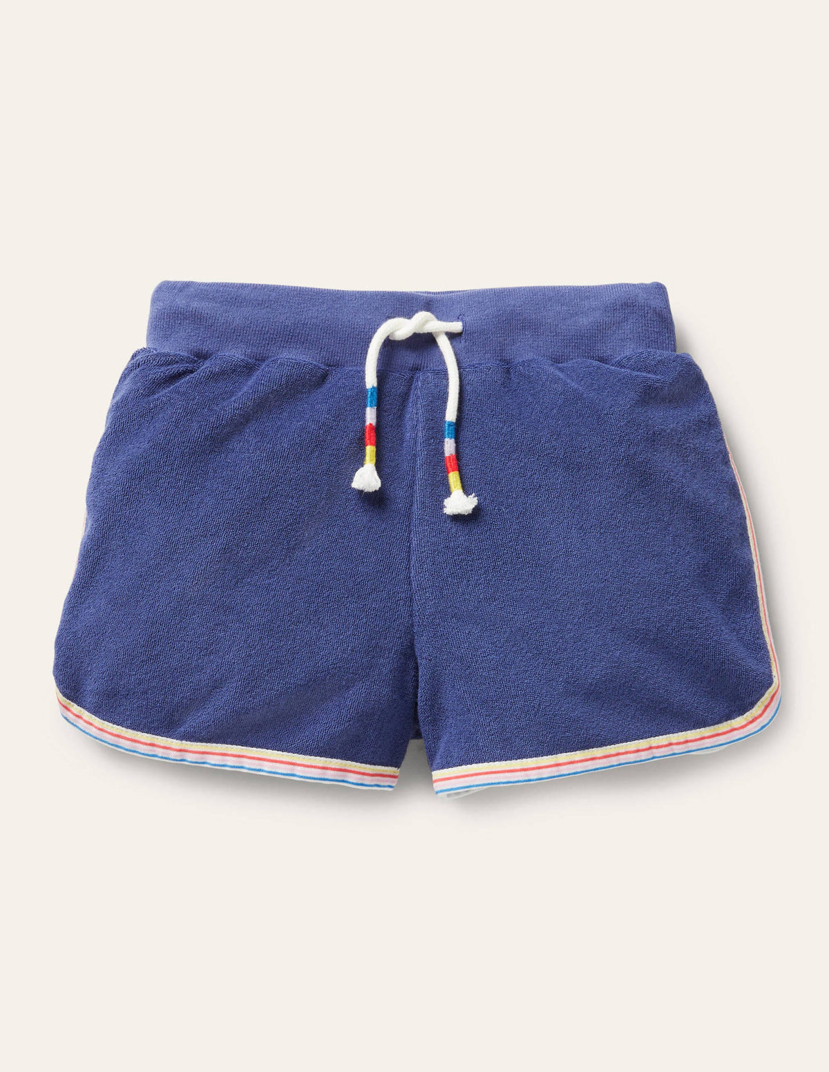 Retro Towelling Shorts-Starboard Blue - Image 1