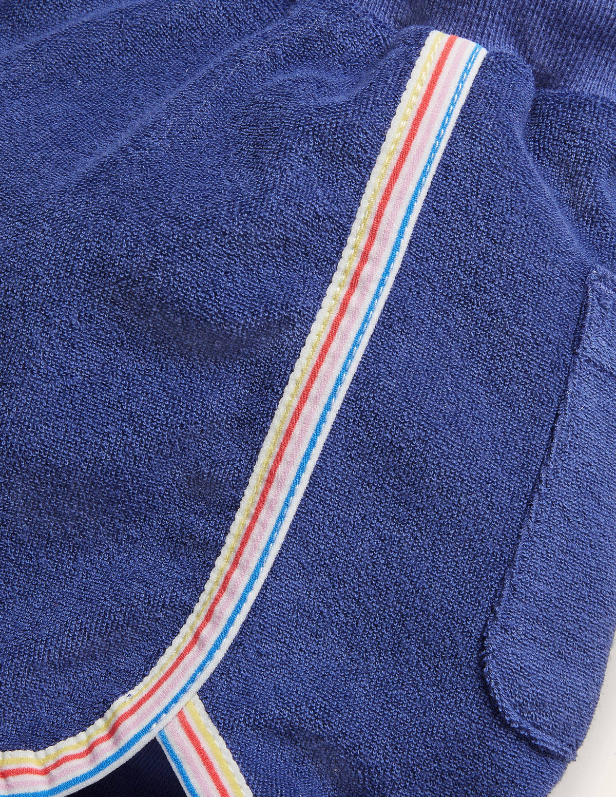Retro Towelling Shorts-Starboard Blue - Image 3