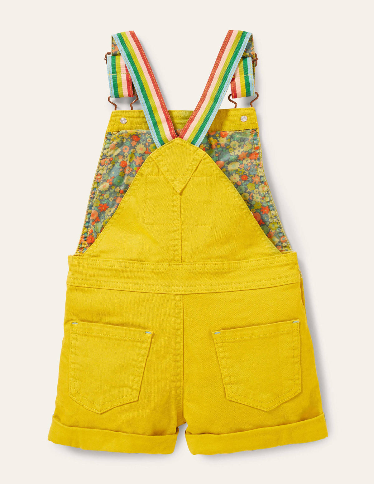 Fun Short Overalls-Sweetcorn Yellow Flower - Image 2