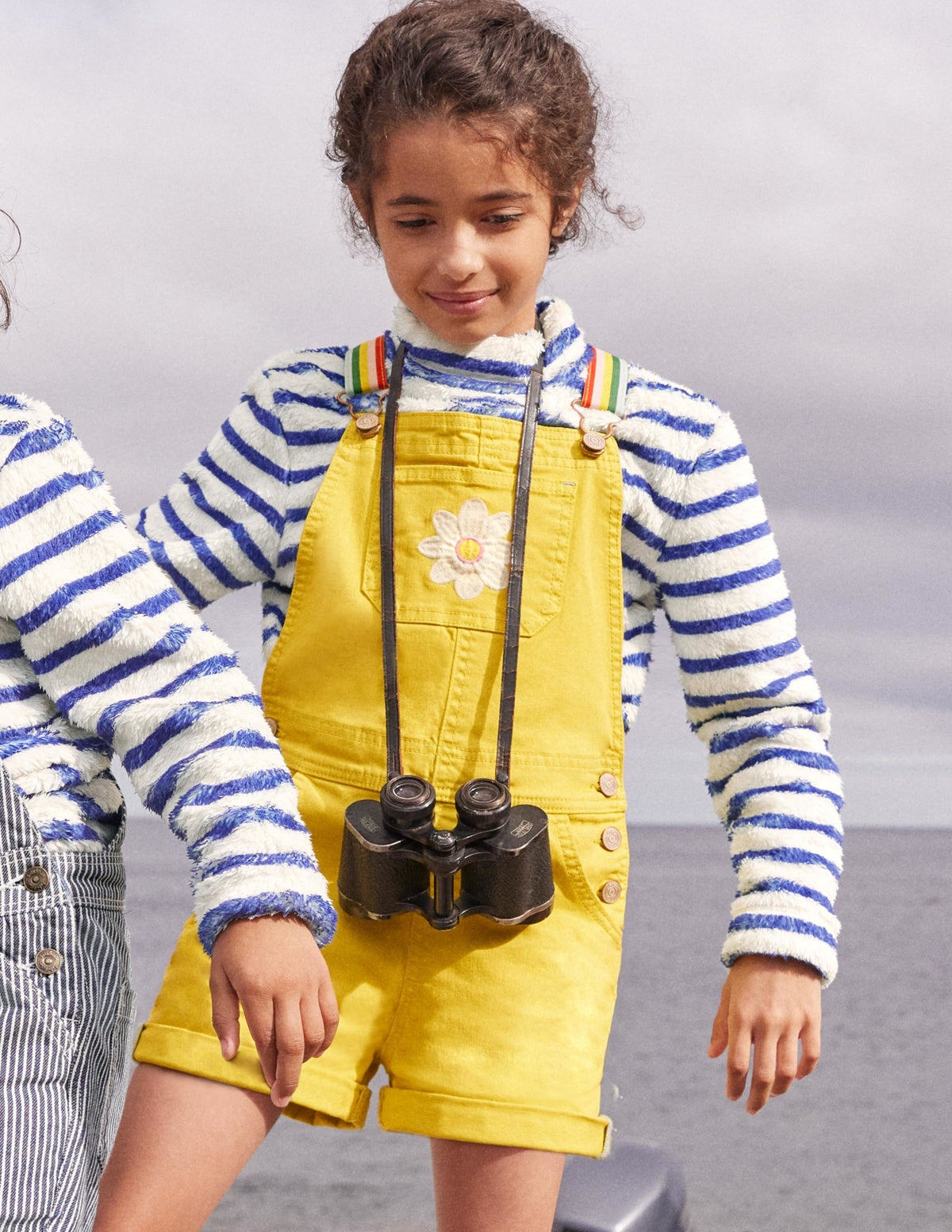 Fun Short Overalls-Sweetcorn Yellow Flower - Image 8