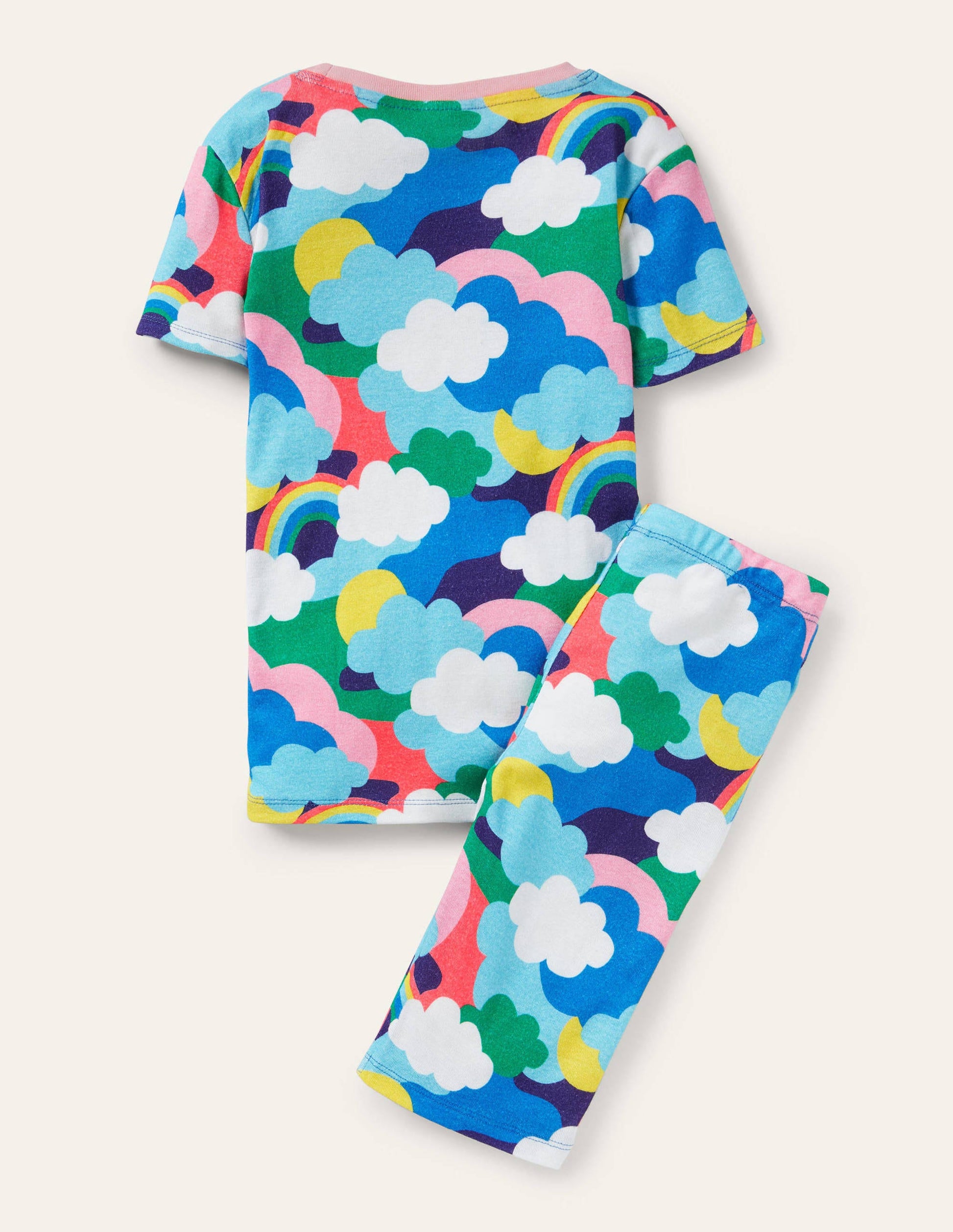 Snug Glow-in-the-dark Pajamas-Multi Cloud Camo-2