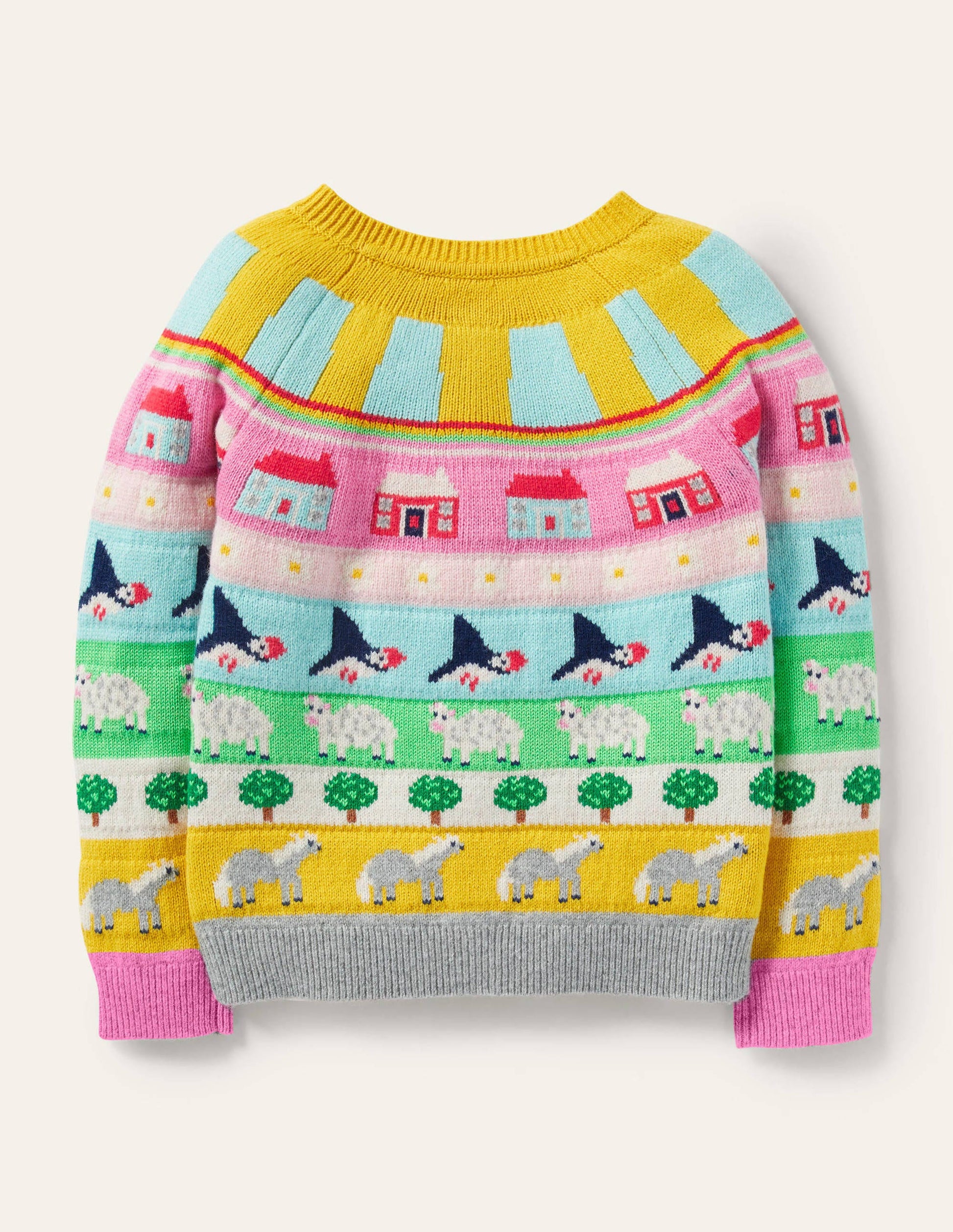 Fair Isle Cardigan-Multi Fair Isle-2
