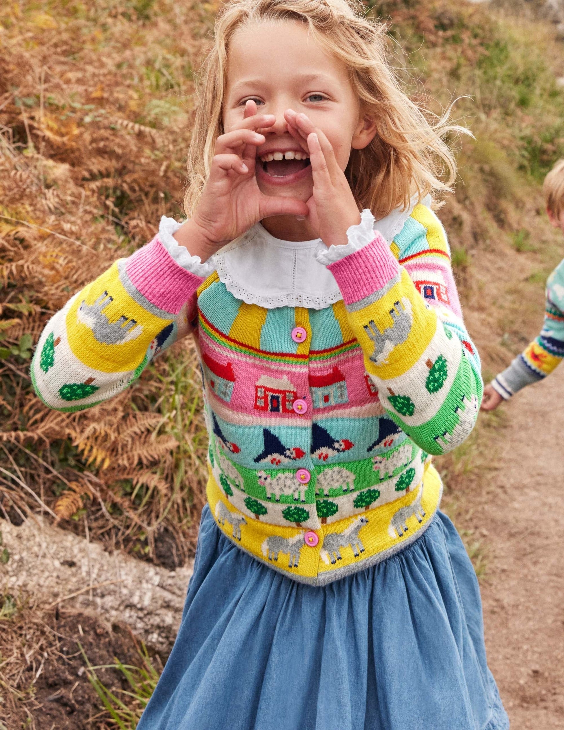 Fair Isle Cardigan-Multi Fair Isle-4