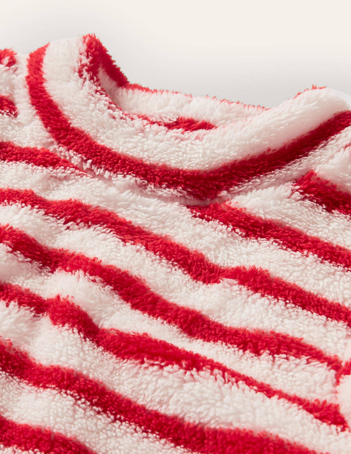 Cosy Funnel Neck Top-Strawberry Tart Red/Ivory-3