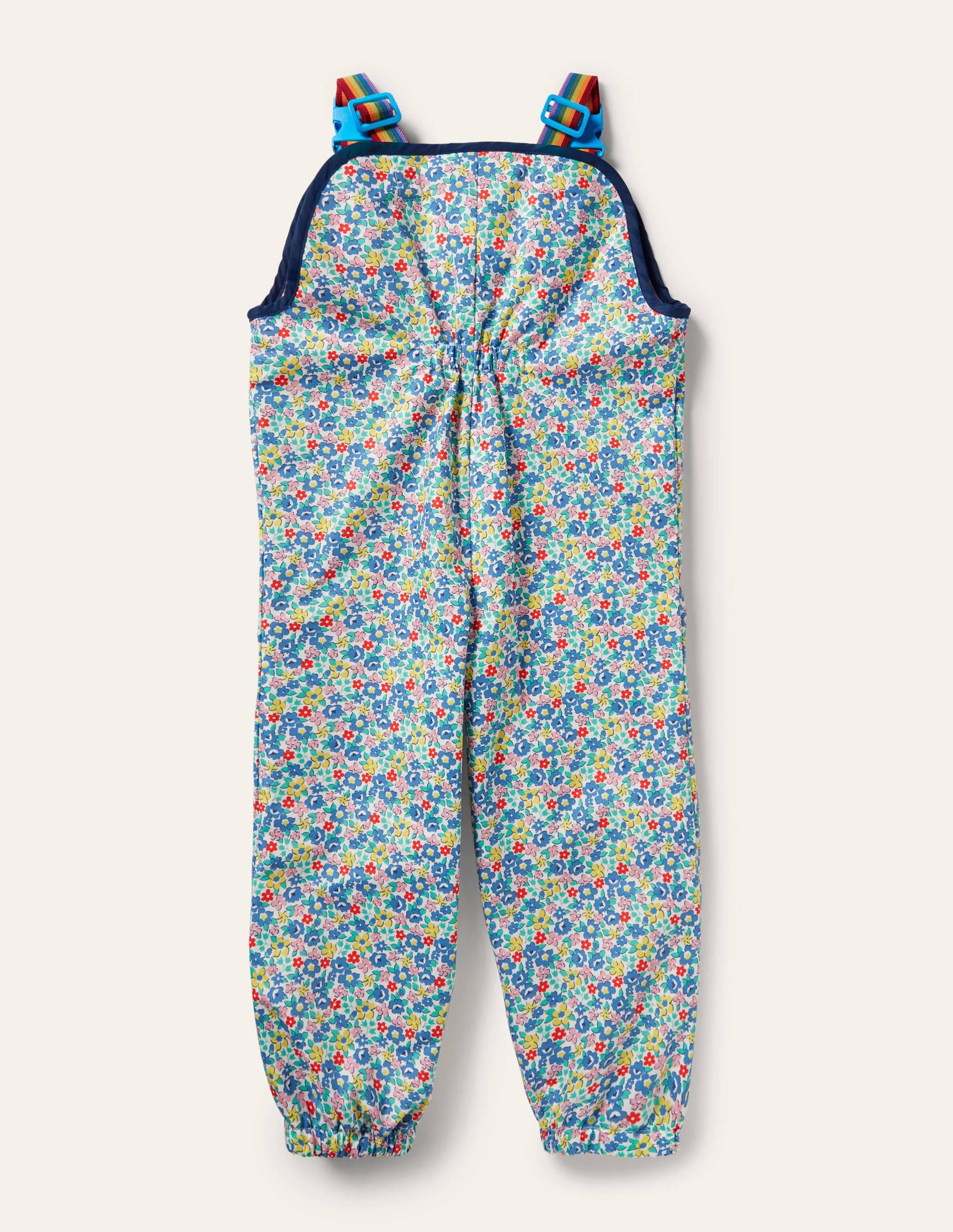 Puddle Suit Overalls-Multi Spring Floral - Image 2