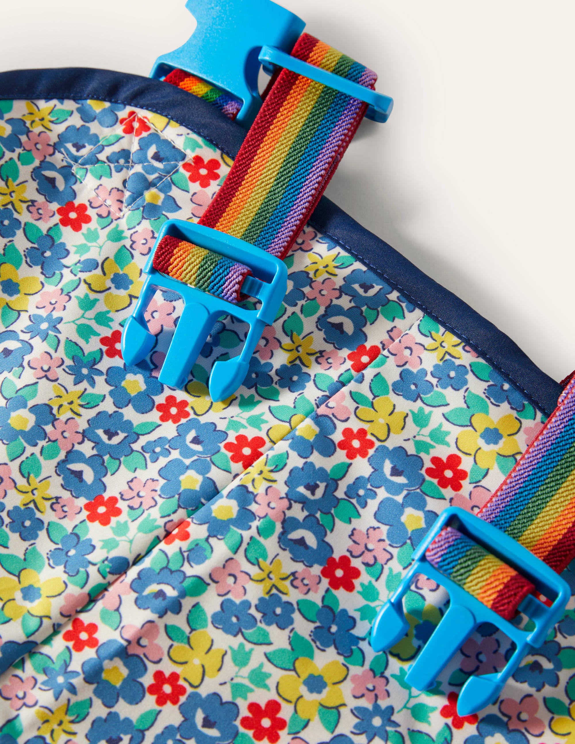 Puddle Suit Overalls-Multi Spring Floral - Image 3