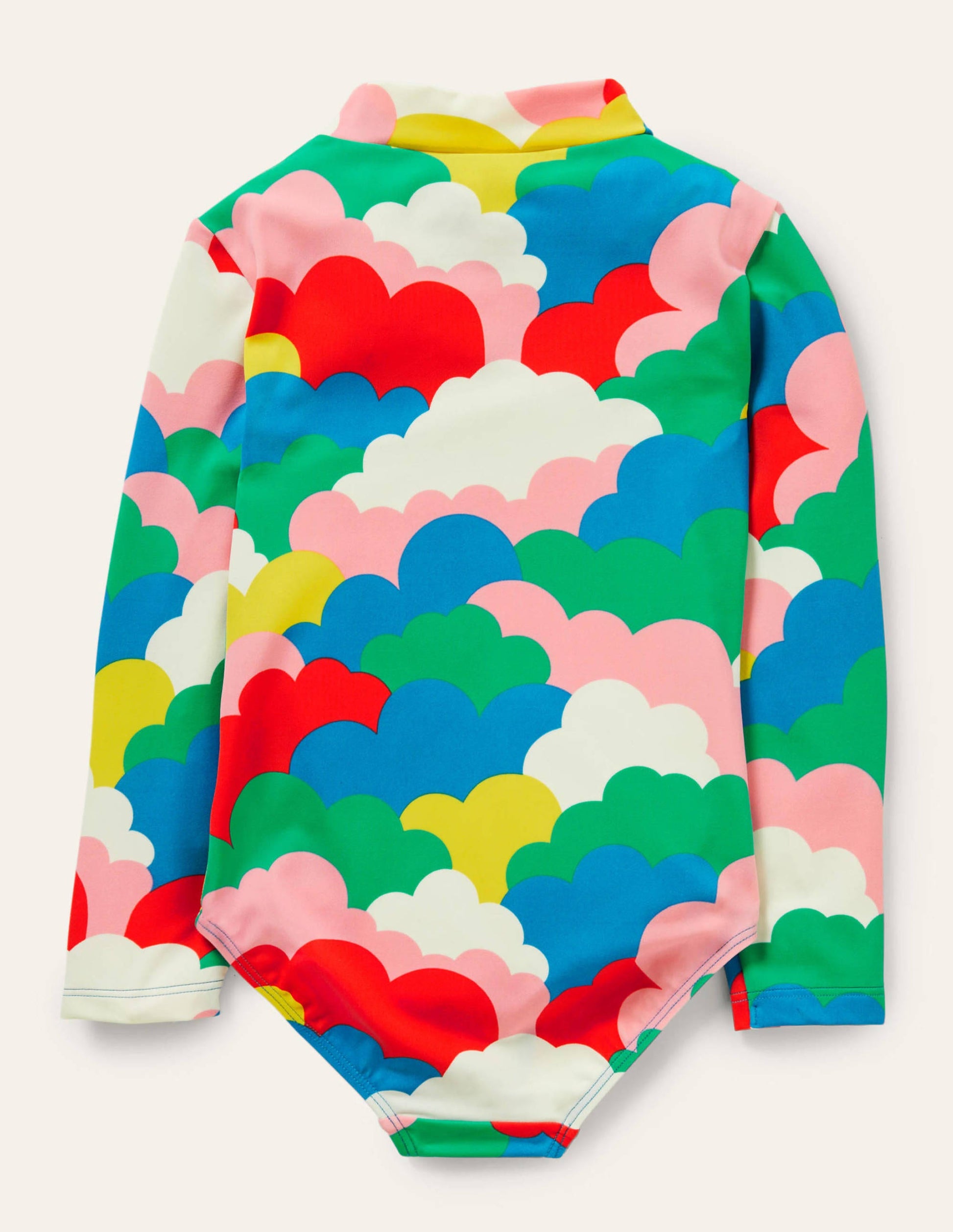 Long-sleeved Swimsuit-Multi Clouds-2