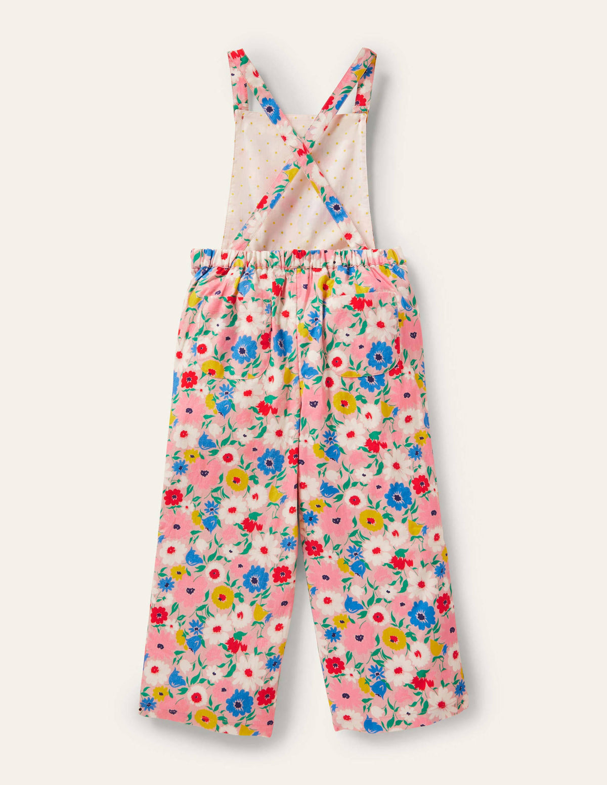 Floral Overalls-Boto Pink Painterly Floral - Image 2