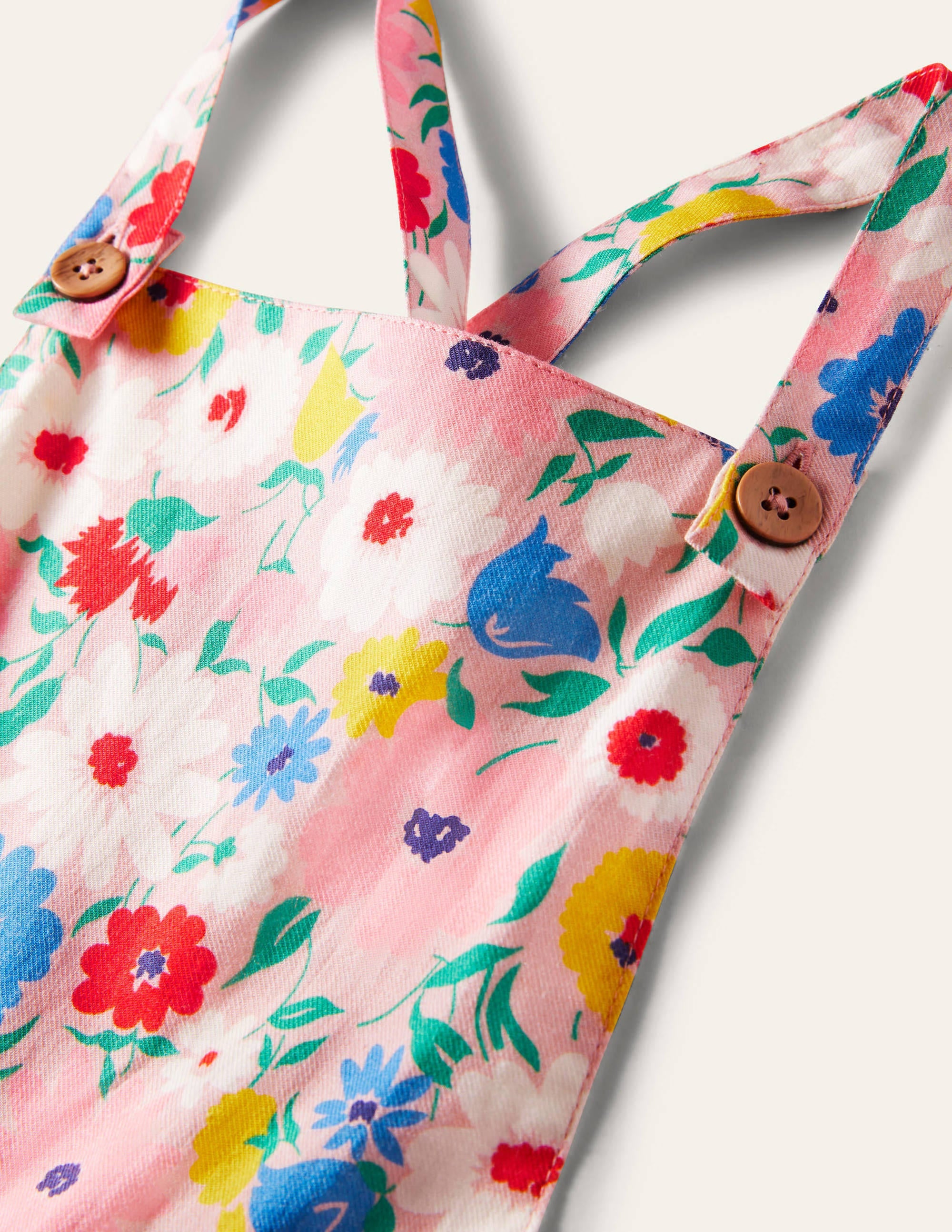 Floral Overalls-Boto Pink Painterly Floral - Image 3