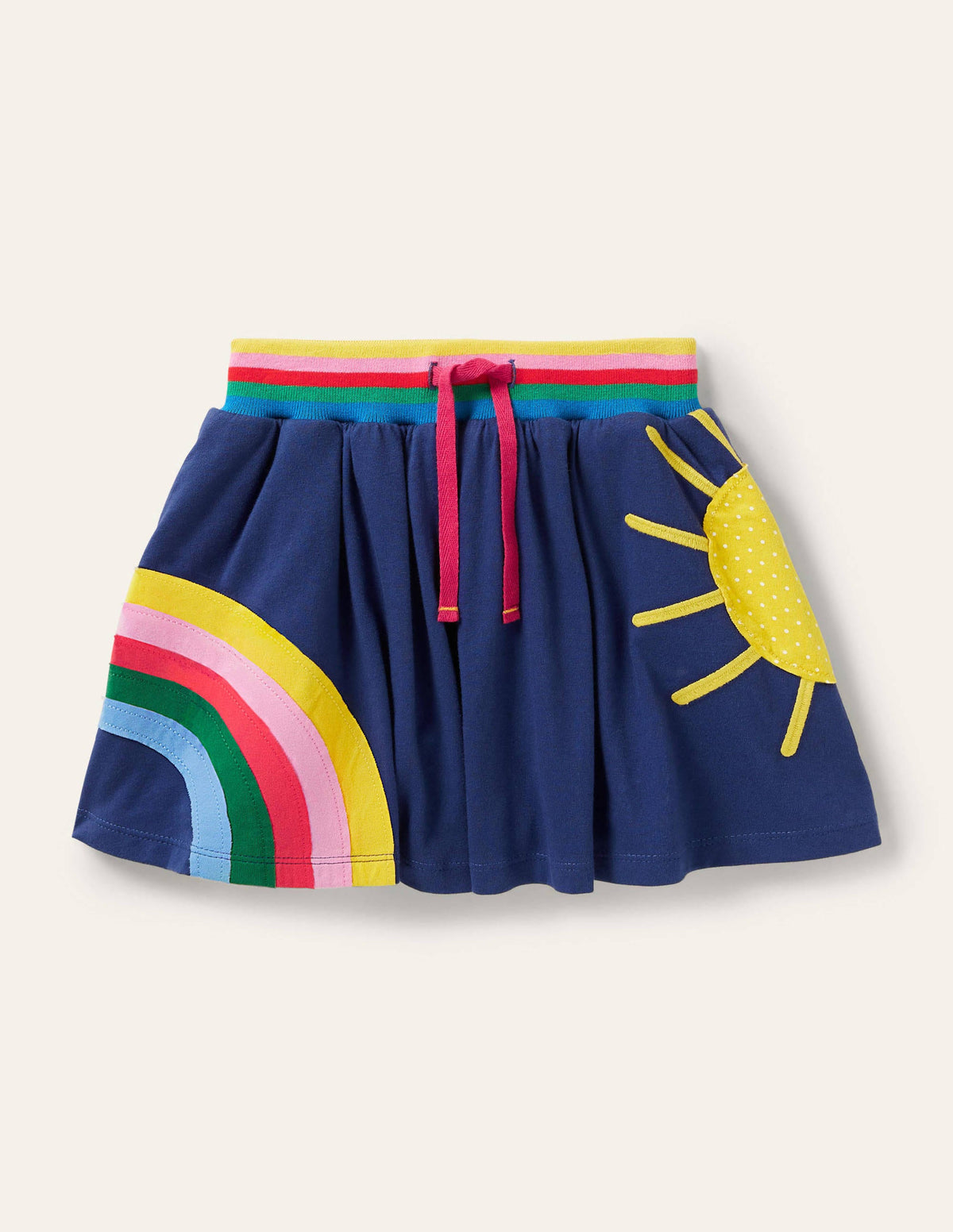 Applique Jersey Skort-Starboard Blue Weather - Image 1