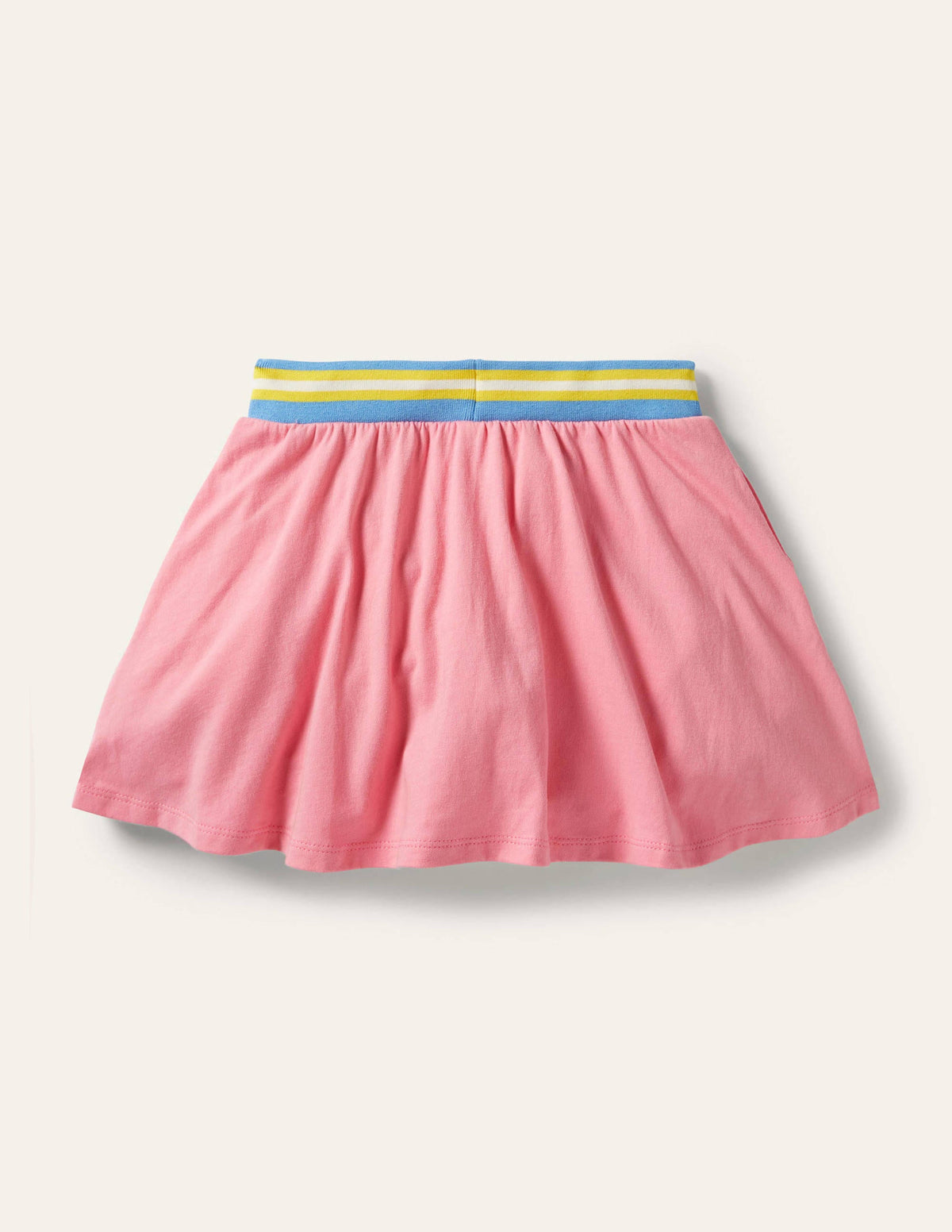Applique Jersey Skort-Pink Lemonade Bee-2