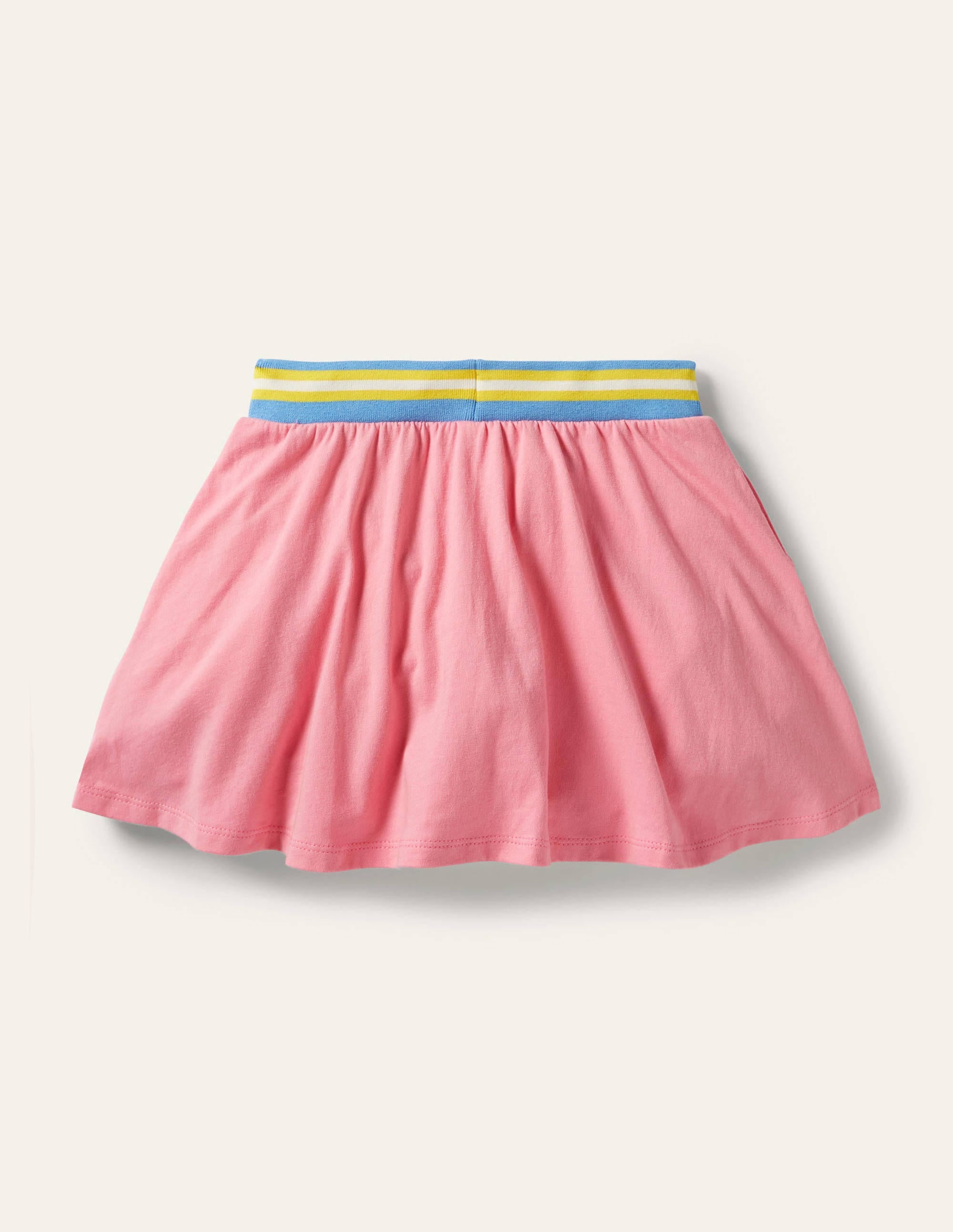 Applique Jersey Skort-Pink Lemonade Bee - Image 2