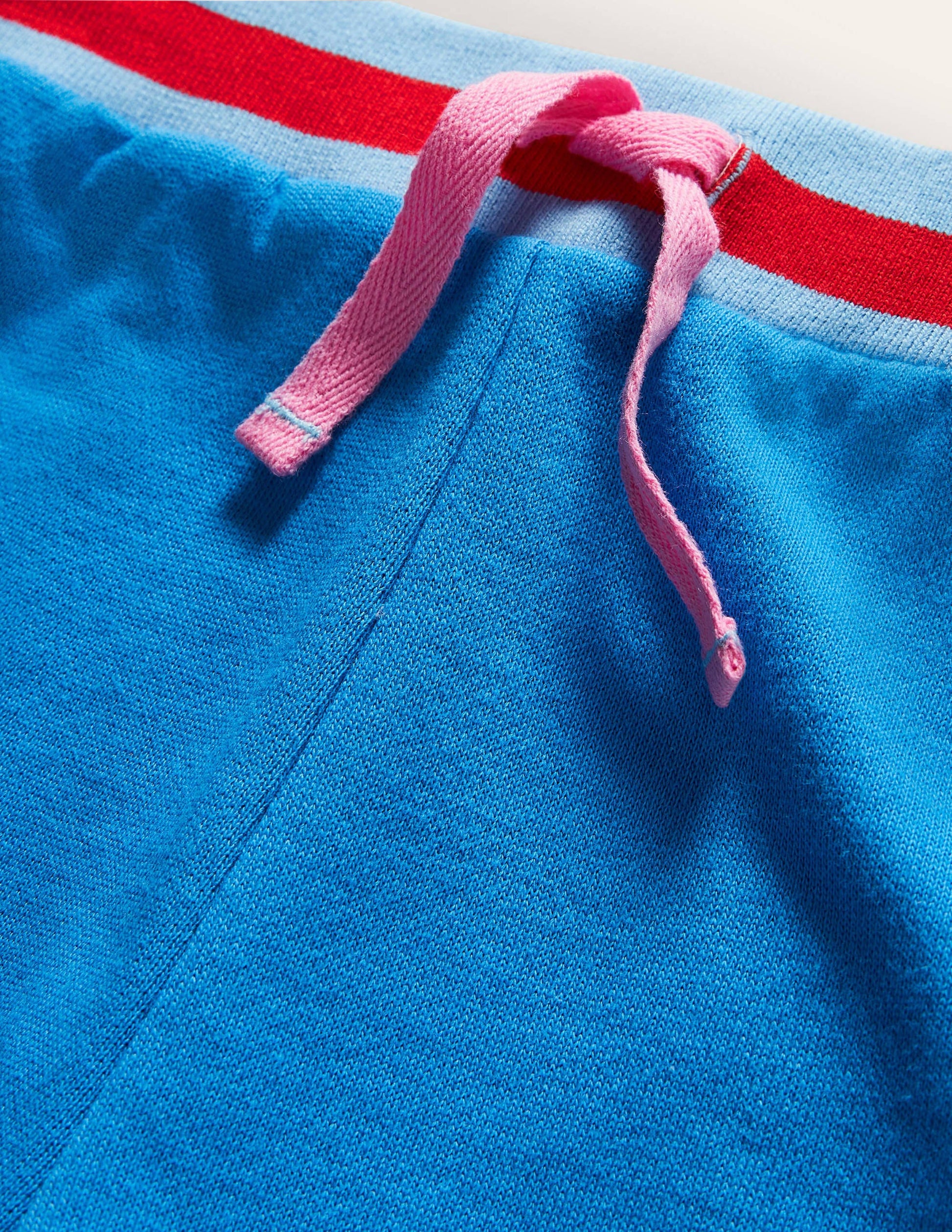 Appliqué Jersey Shorts-Moroccan Blue Rainbow-3
