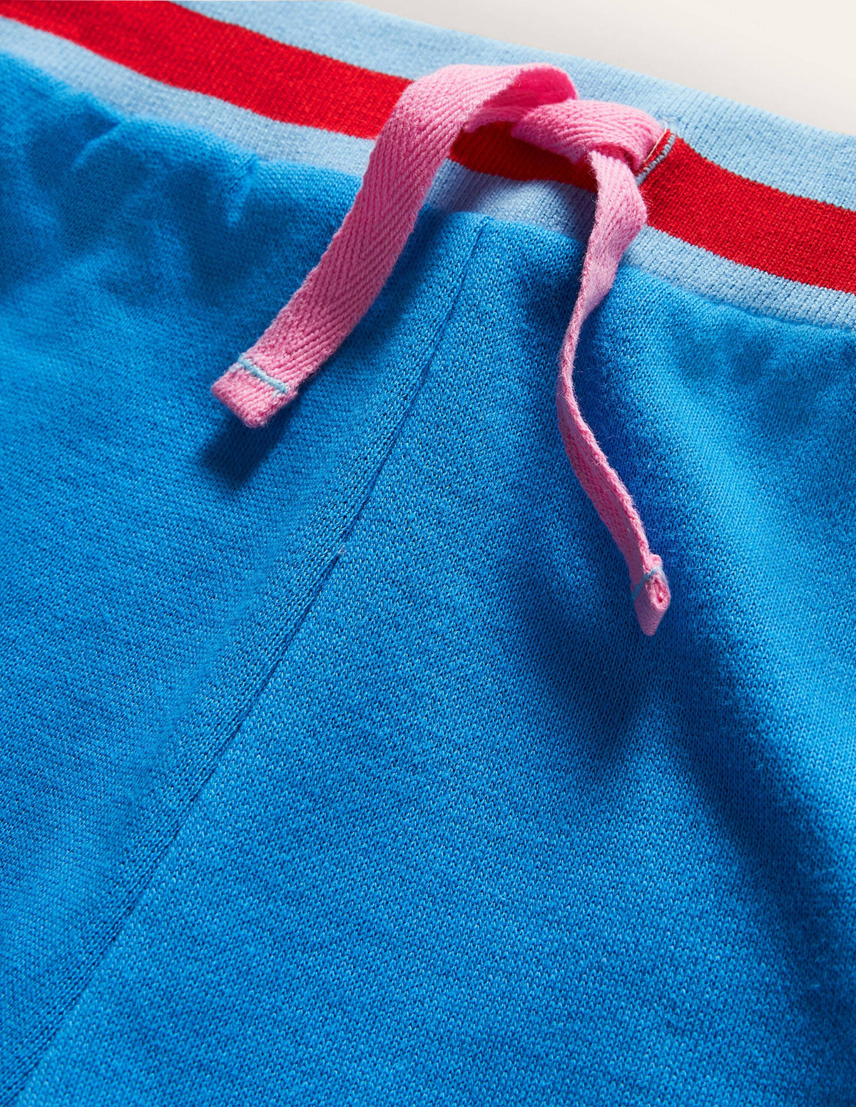 Appliqué Jersey Shorts-Moroccan Blue Rainbow - Image 3