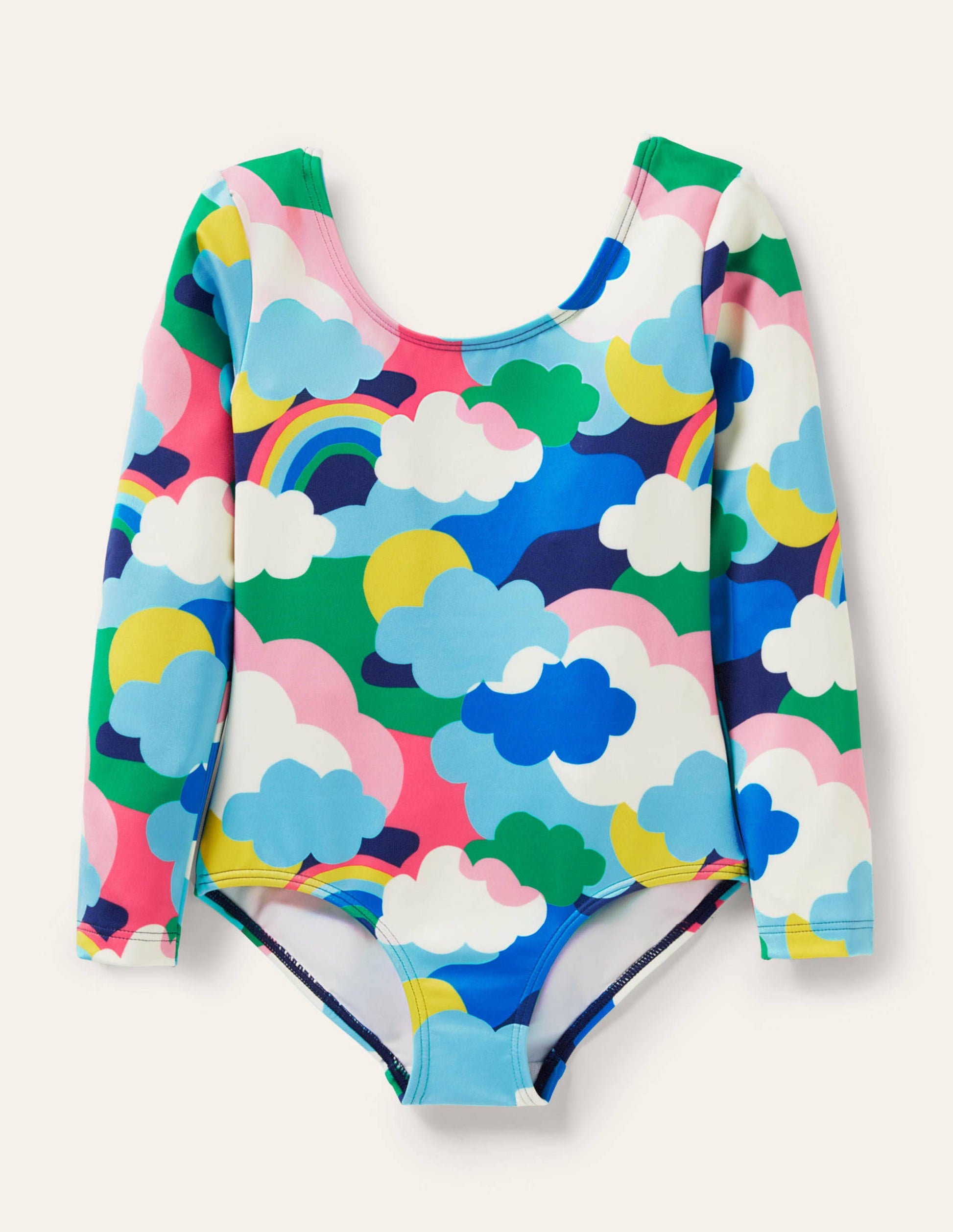 Activewear Leotard-Multi Cloud Camo-1