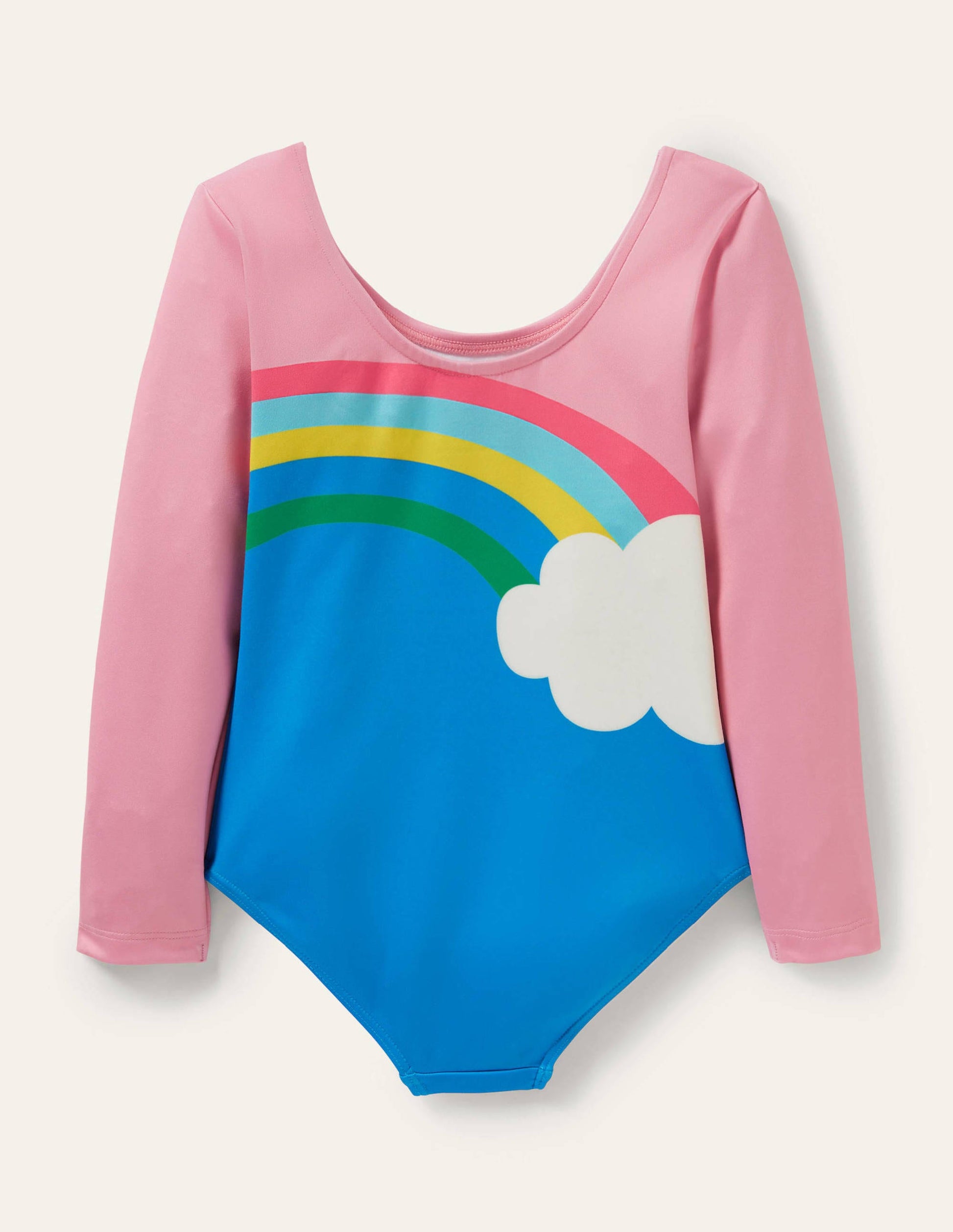 Activewear Leotard-Pink Lemonade Rainbow-2