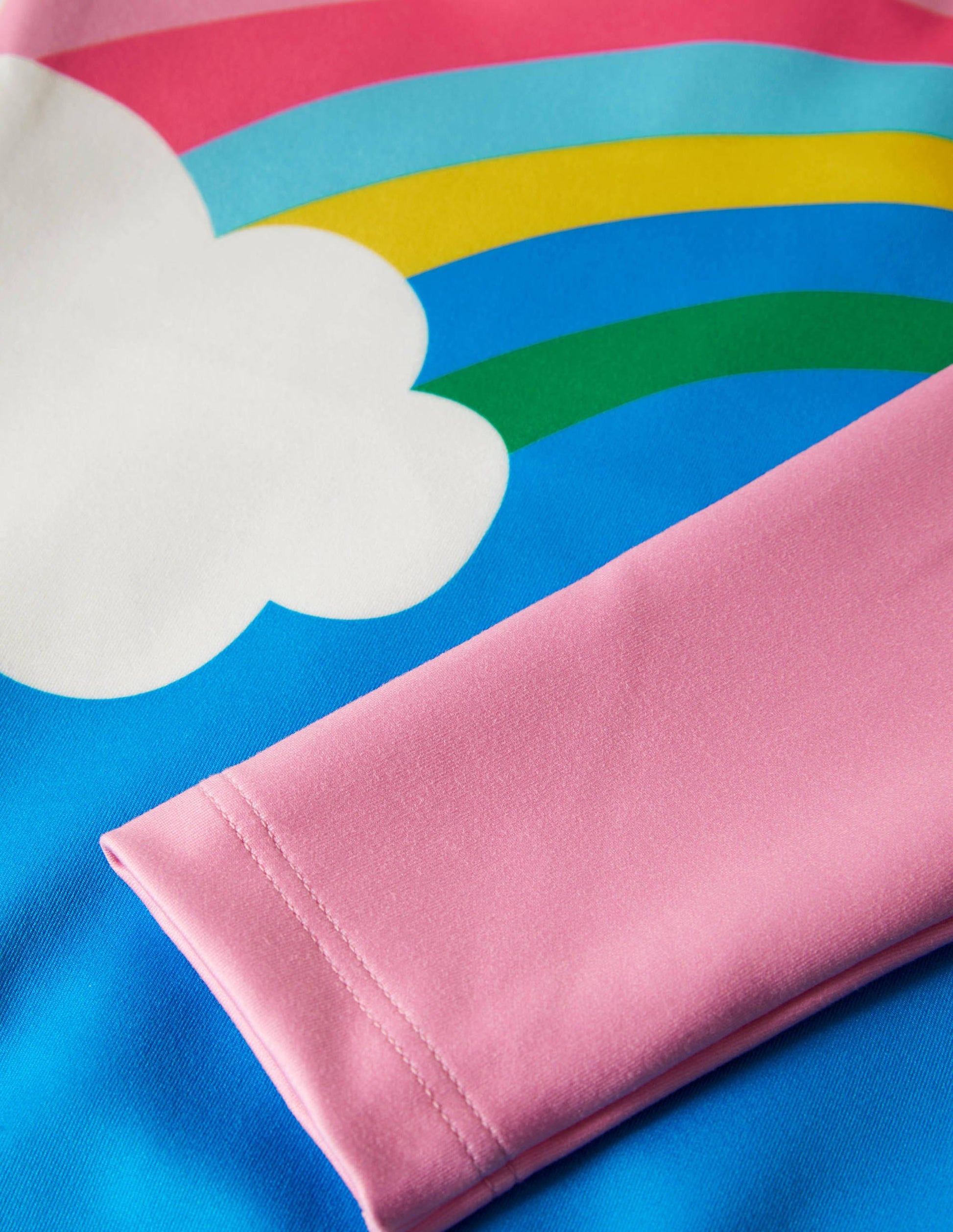 Activewear Leotard-Pink Lemonade Rainbow-3