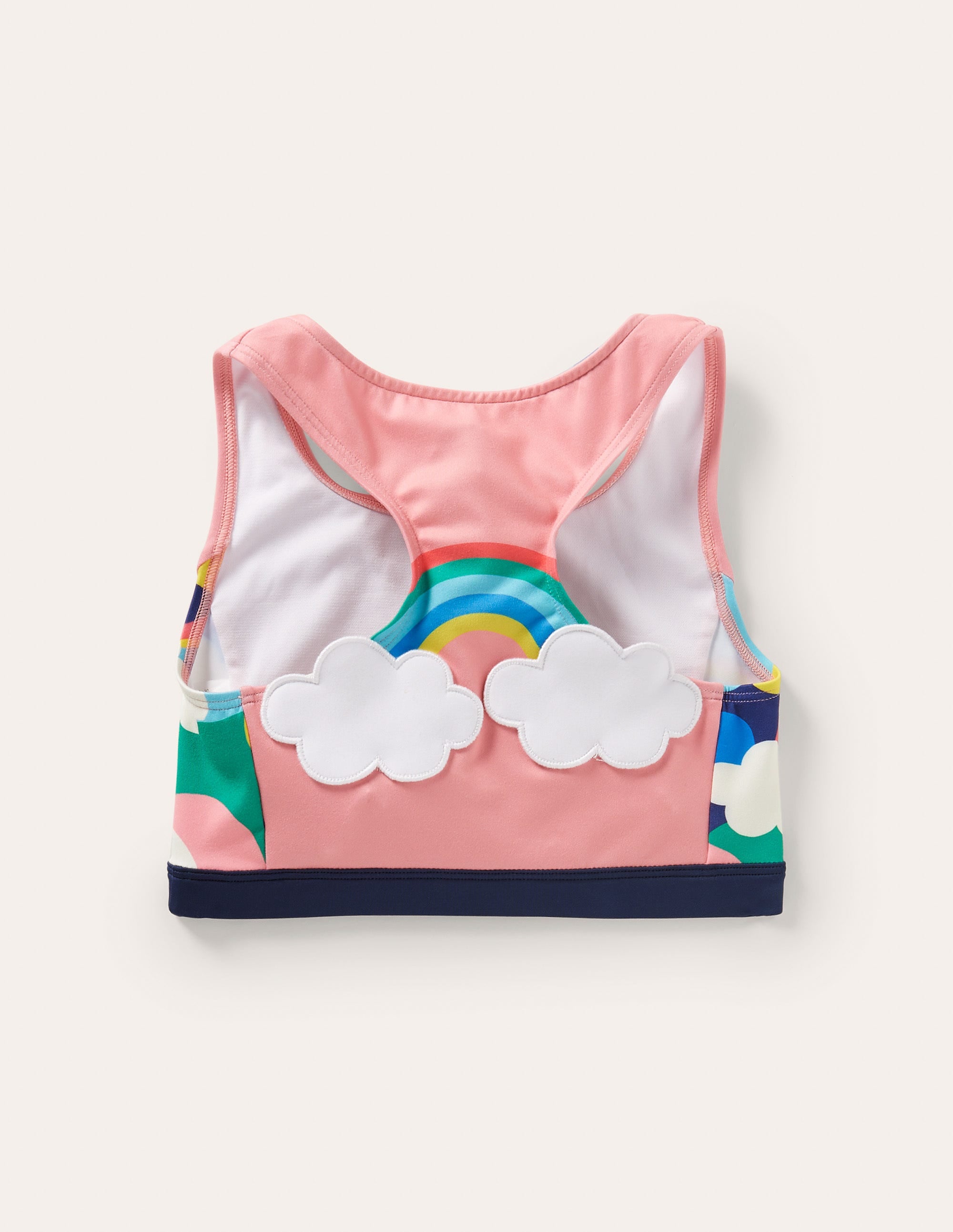 Rainbow Crop Top-Pink Lemonade - Image 2