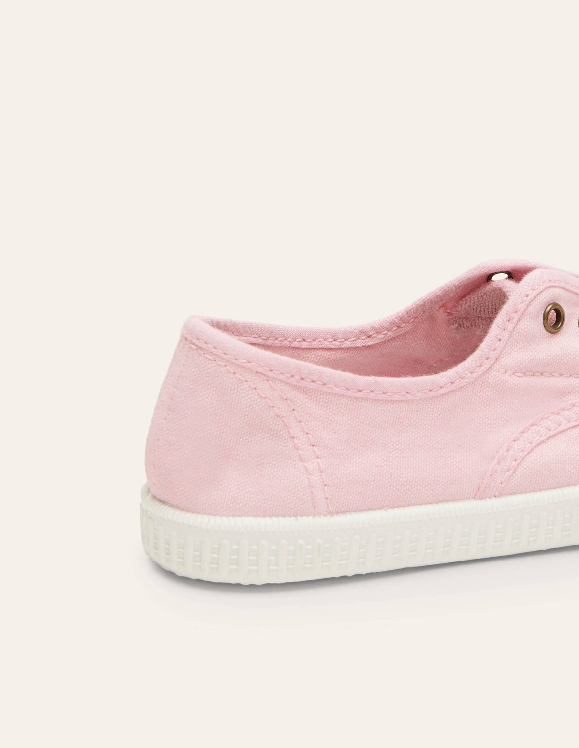 Laceless Canvas Pull-ons-Pink - Image 3