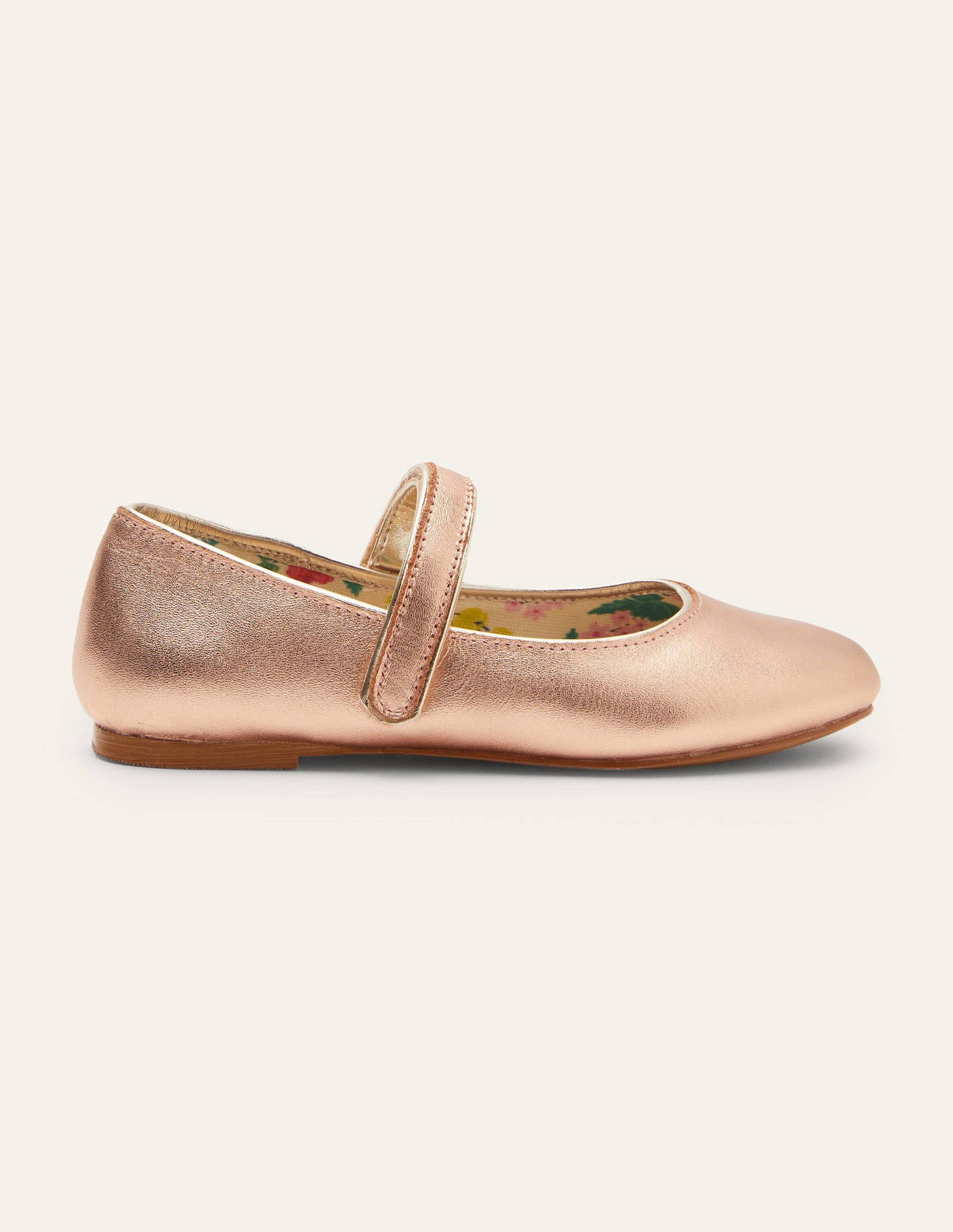 Metallic Mary Janes-Rose Gold-2