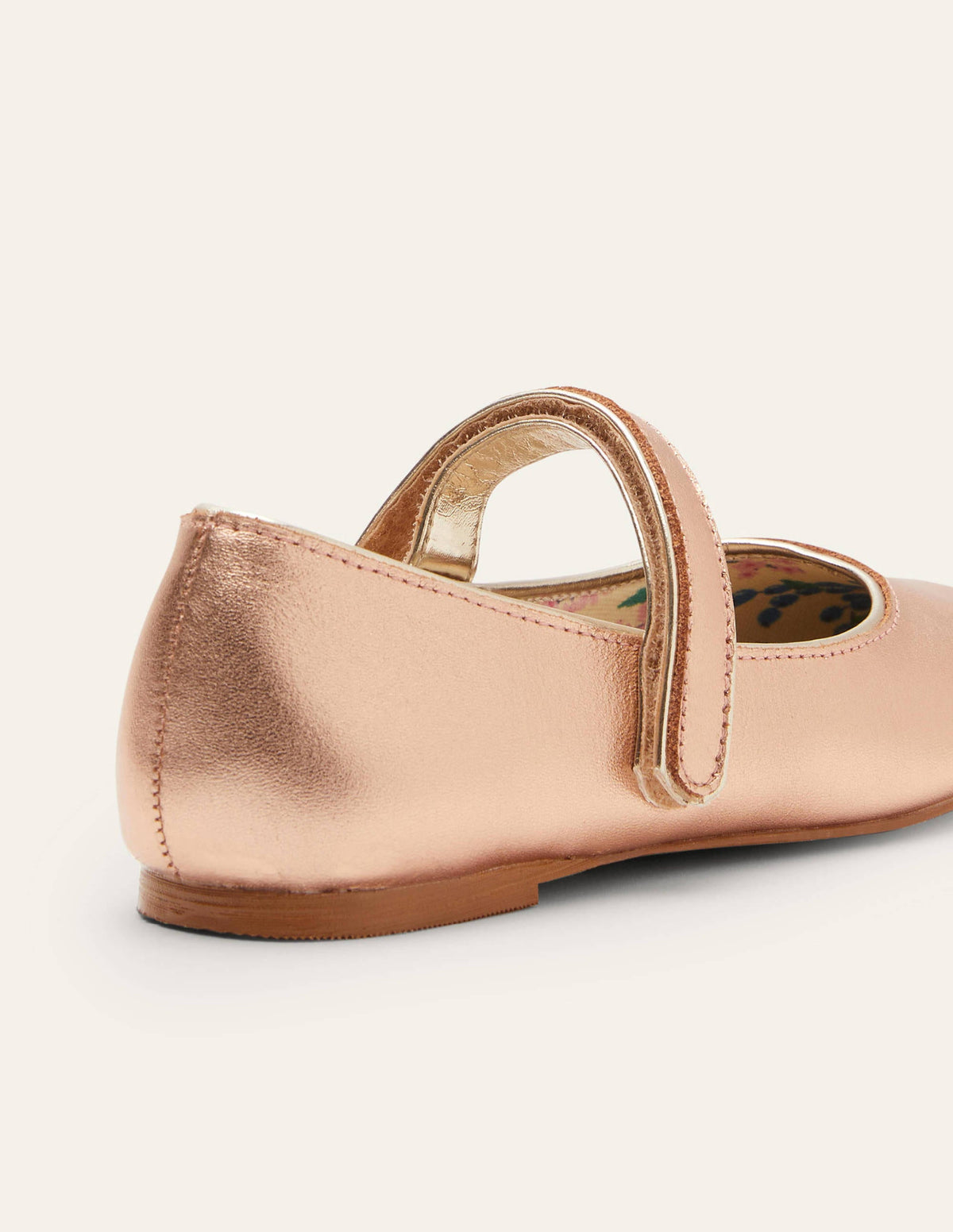 Metallic Mary Janes-Rose Gold-3
