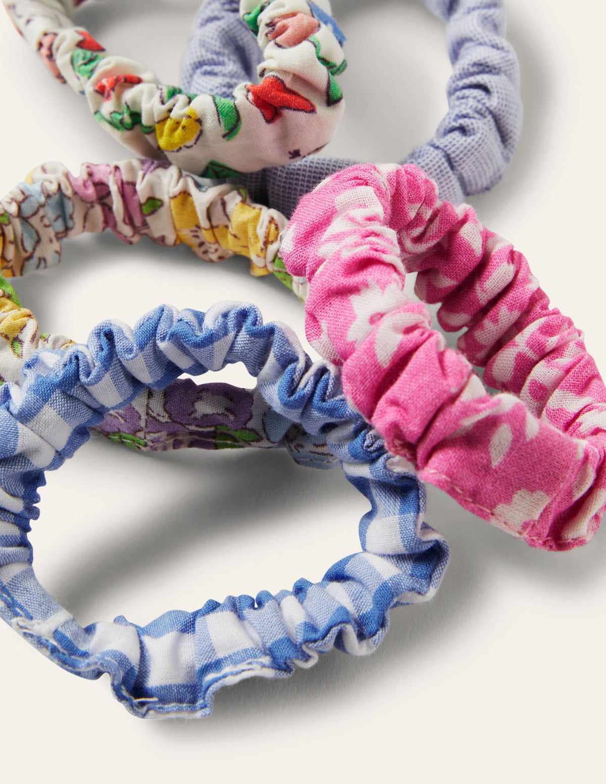 Scrunchies 5 Pack-Soft Florals - Image 2
