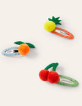 Novelty Clips 3 Pack-Multi Fruit