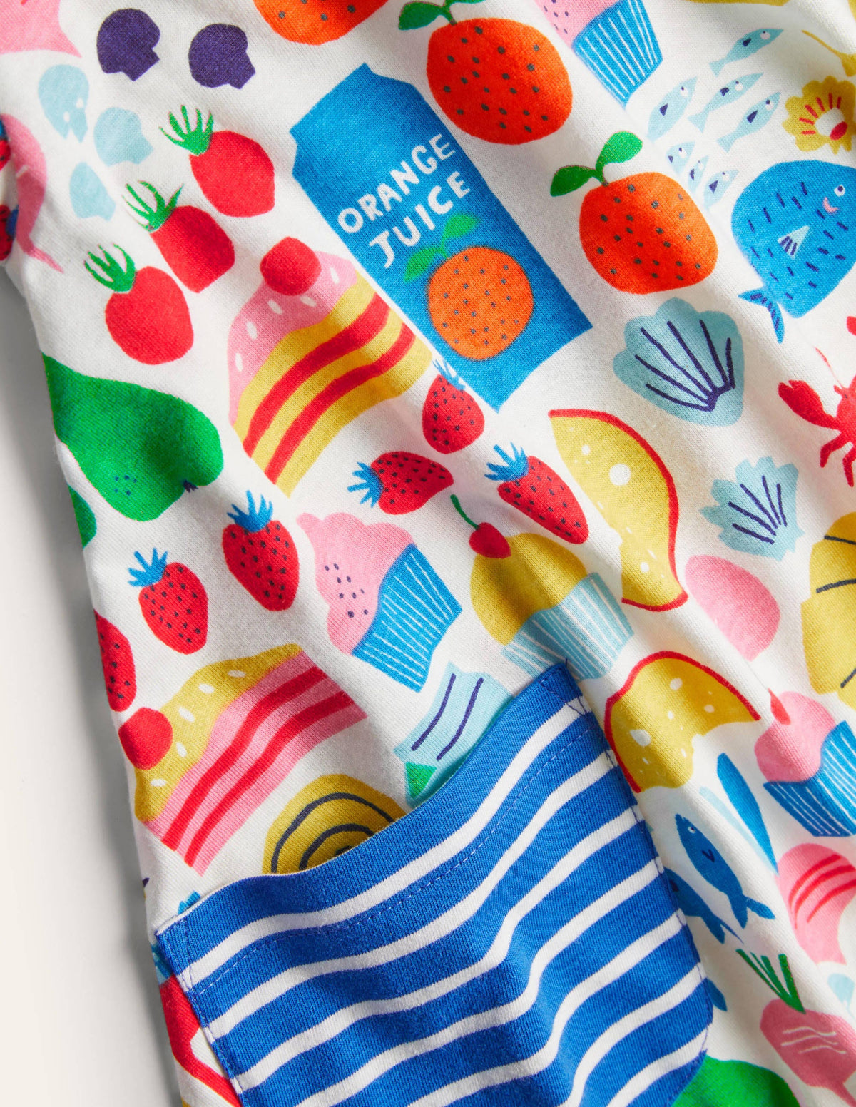 Short-sleeved Printed Tunic-Multi Farmers Market - Image 3