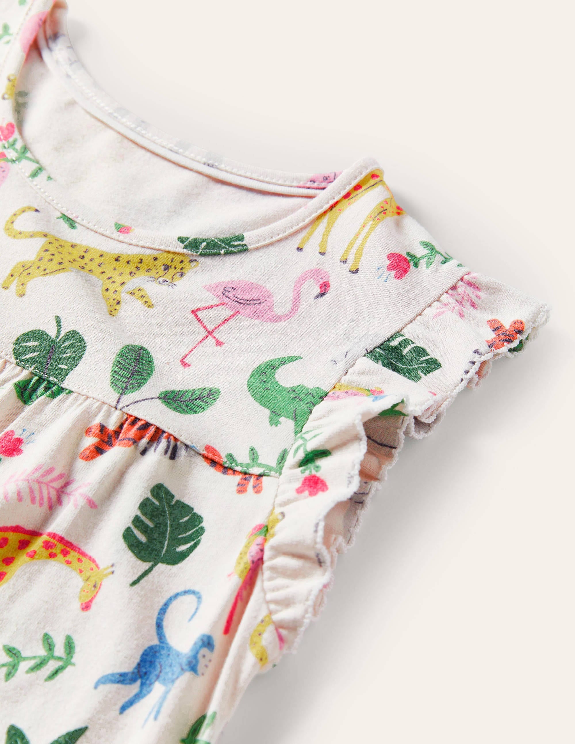 Printed Nightgown-Multi Jungle Stamp - Image 3