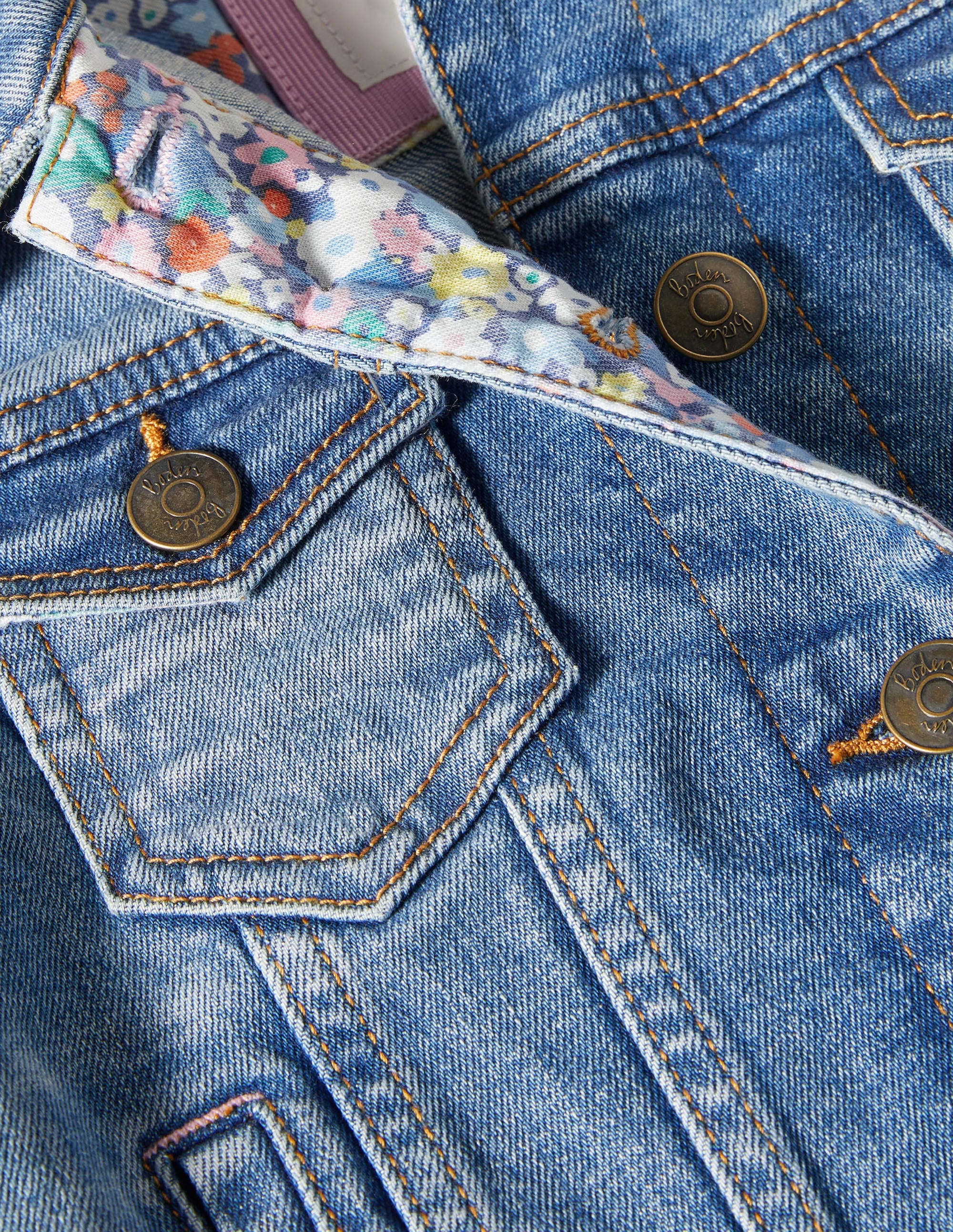 Denim Jacket-Mid Vintage Denim - Image 3
