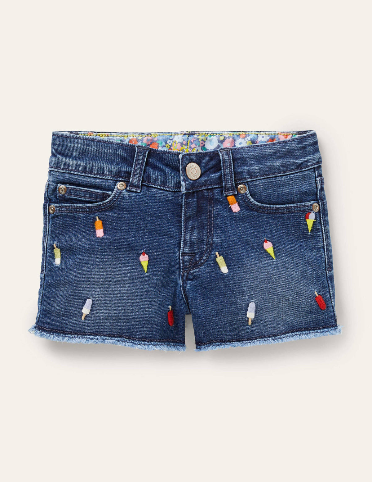 Denim Shorts-Denim Ice Creams-1