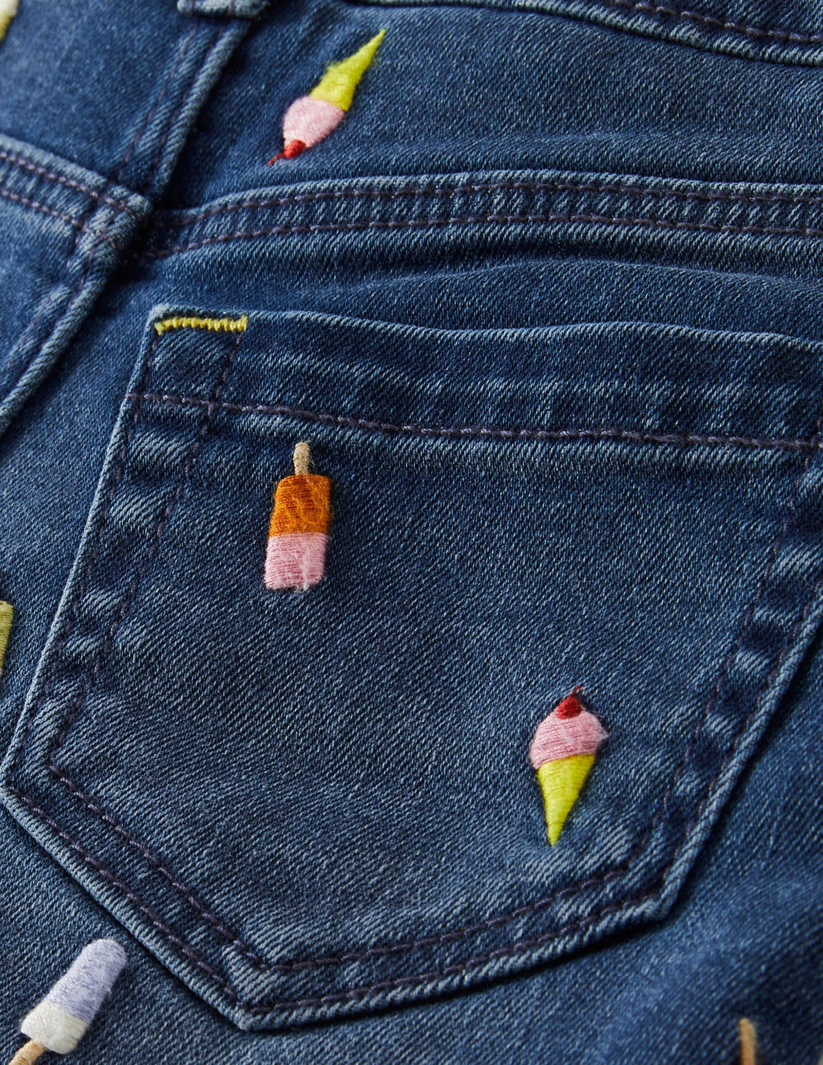 Denim Shorts-Denim Ice Creams-3