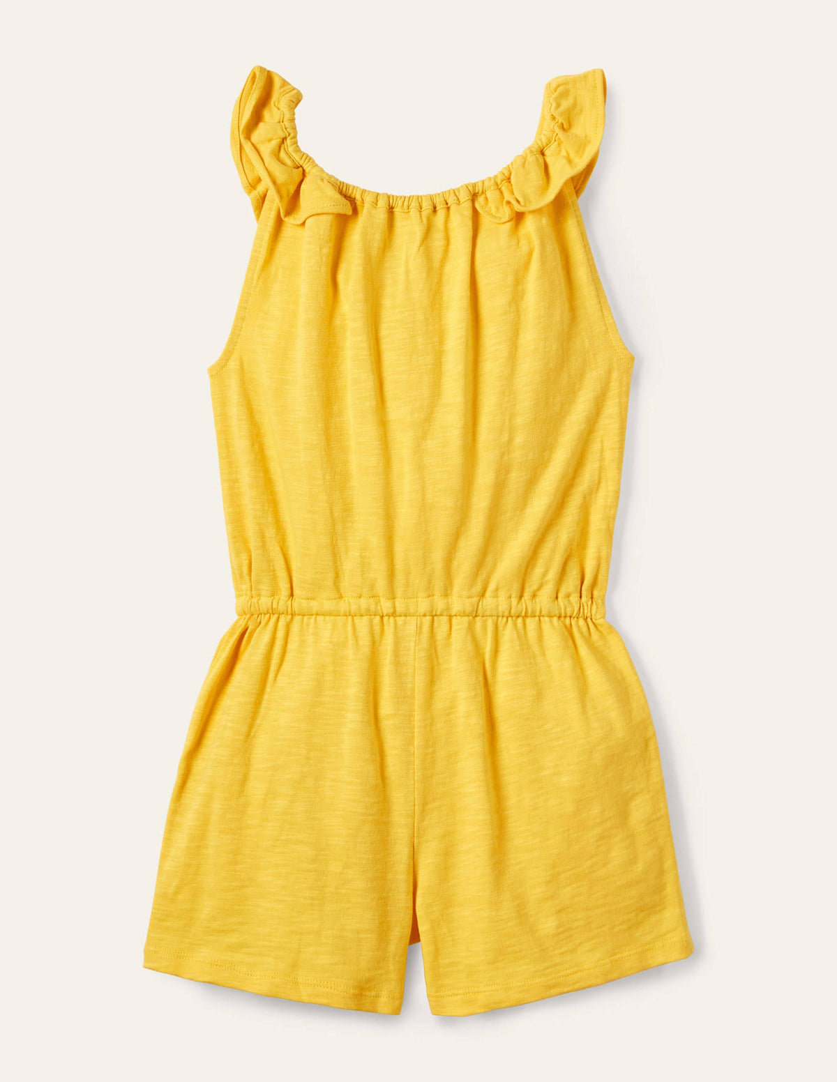 Charlie Pom Jersey Romper-Daffodil-2