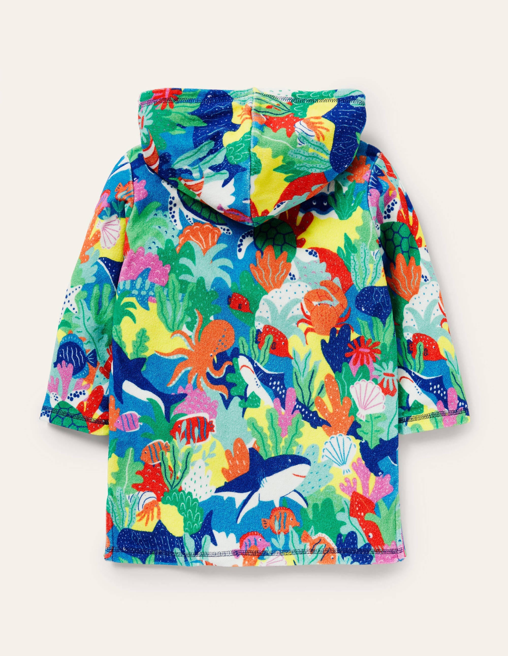 Towelling Throw-On-Multi Rainbow Reef - Image 2