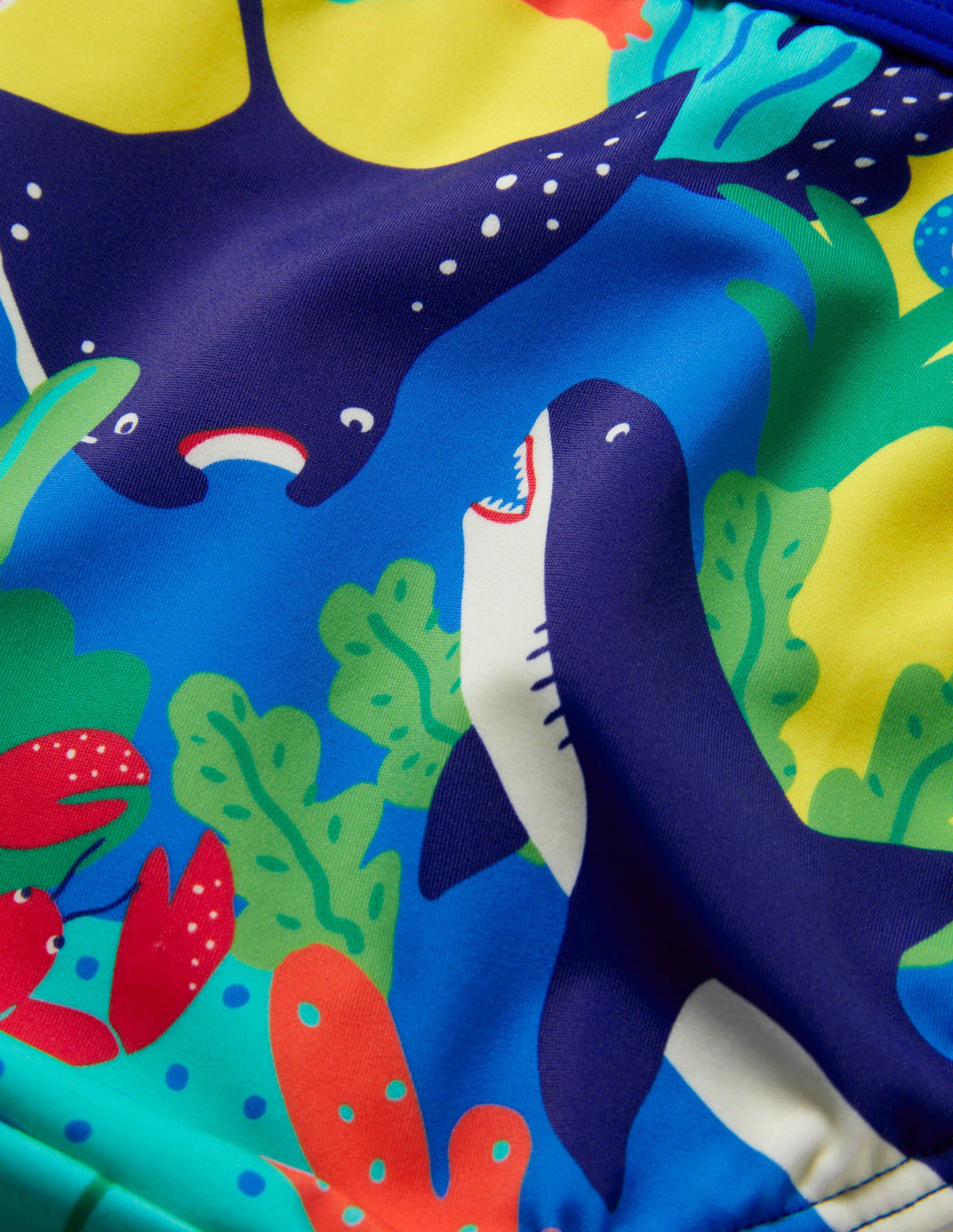 Patterned Bikini Bottoms-Multi Rainbow Reef - Image 3