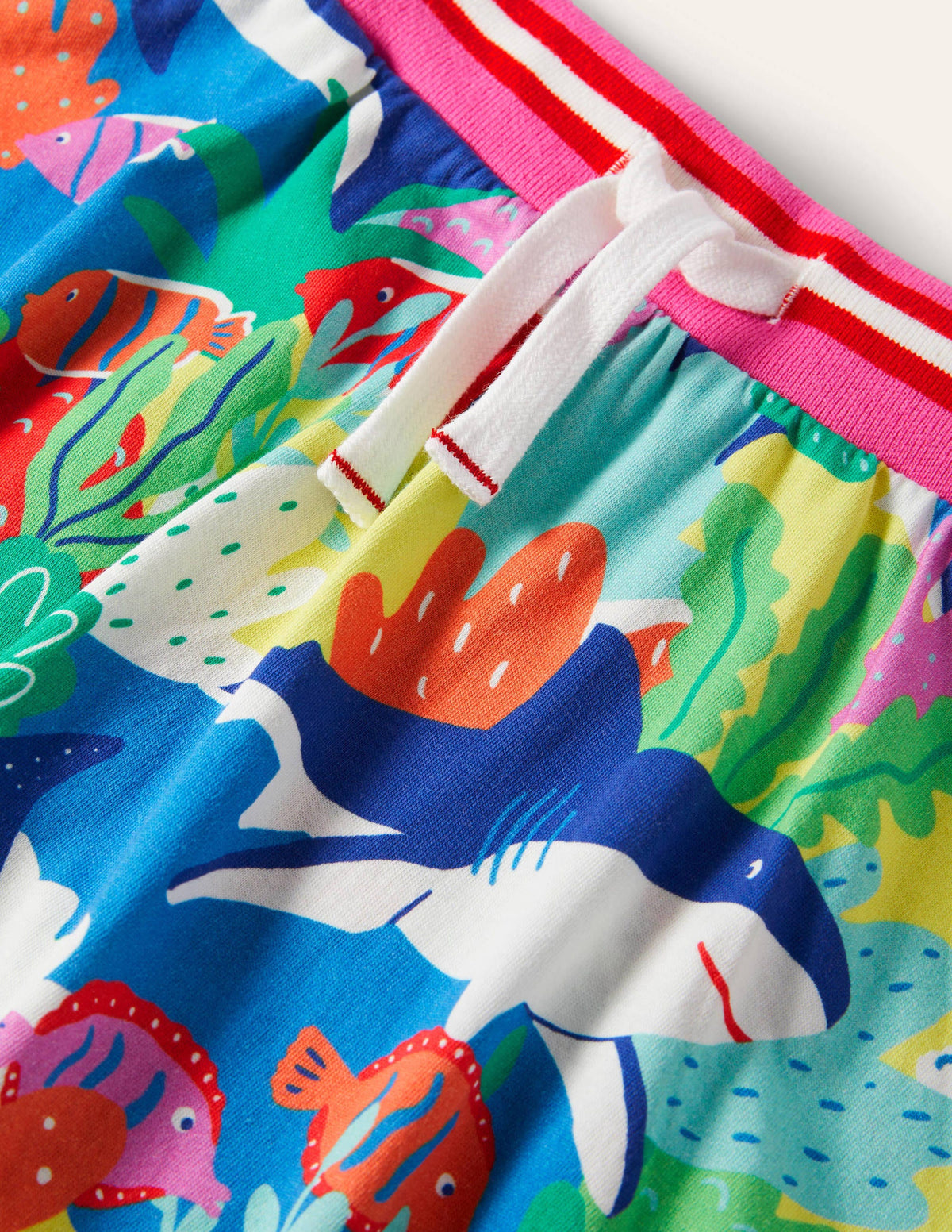 Printed Jersey Skort-Multi Rainbow Reef - Image 3