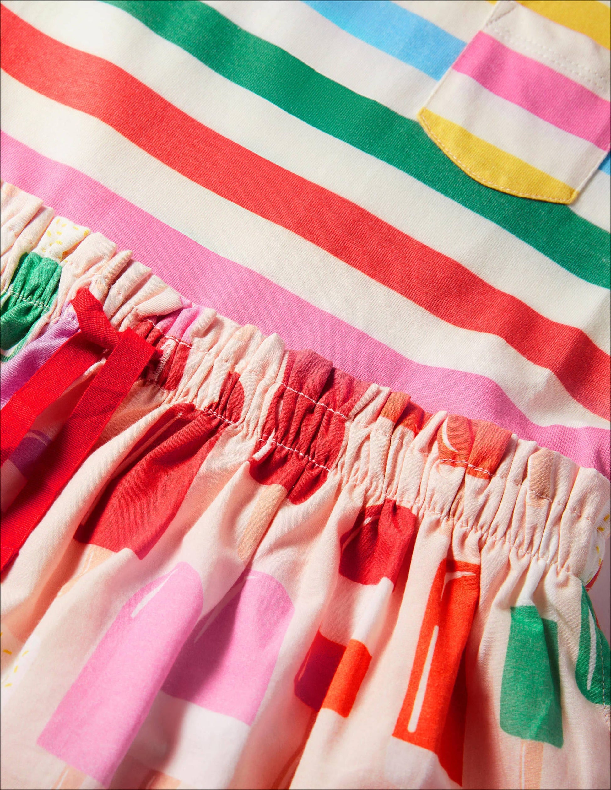 Short-sleeve Hotchpotch Dress-Provence Dusty Pink Lollies-3