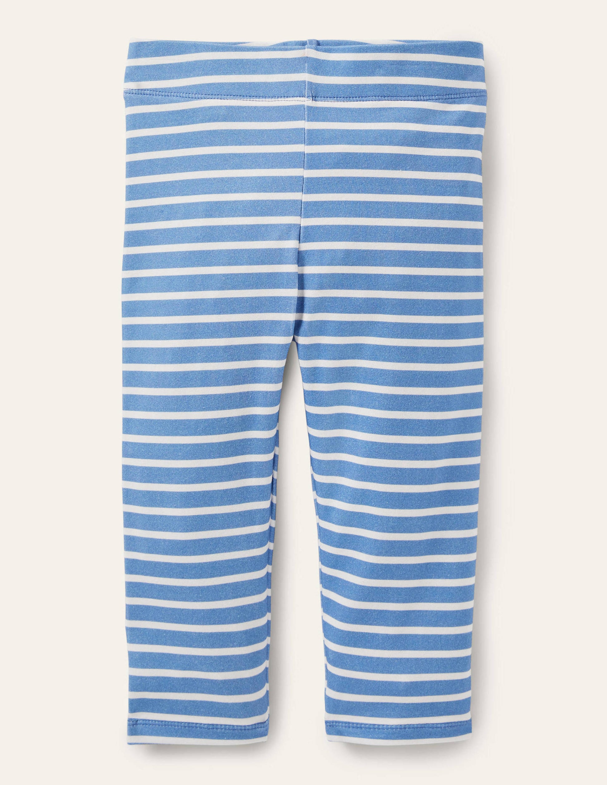 Fun Cropped Leggings-Bahama Blue/Ivory-1