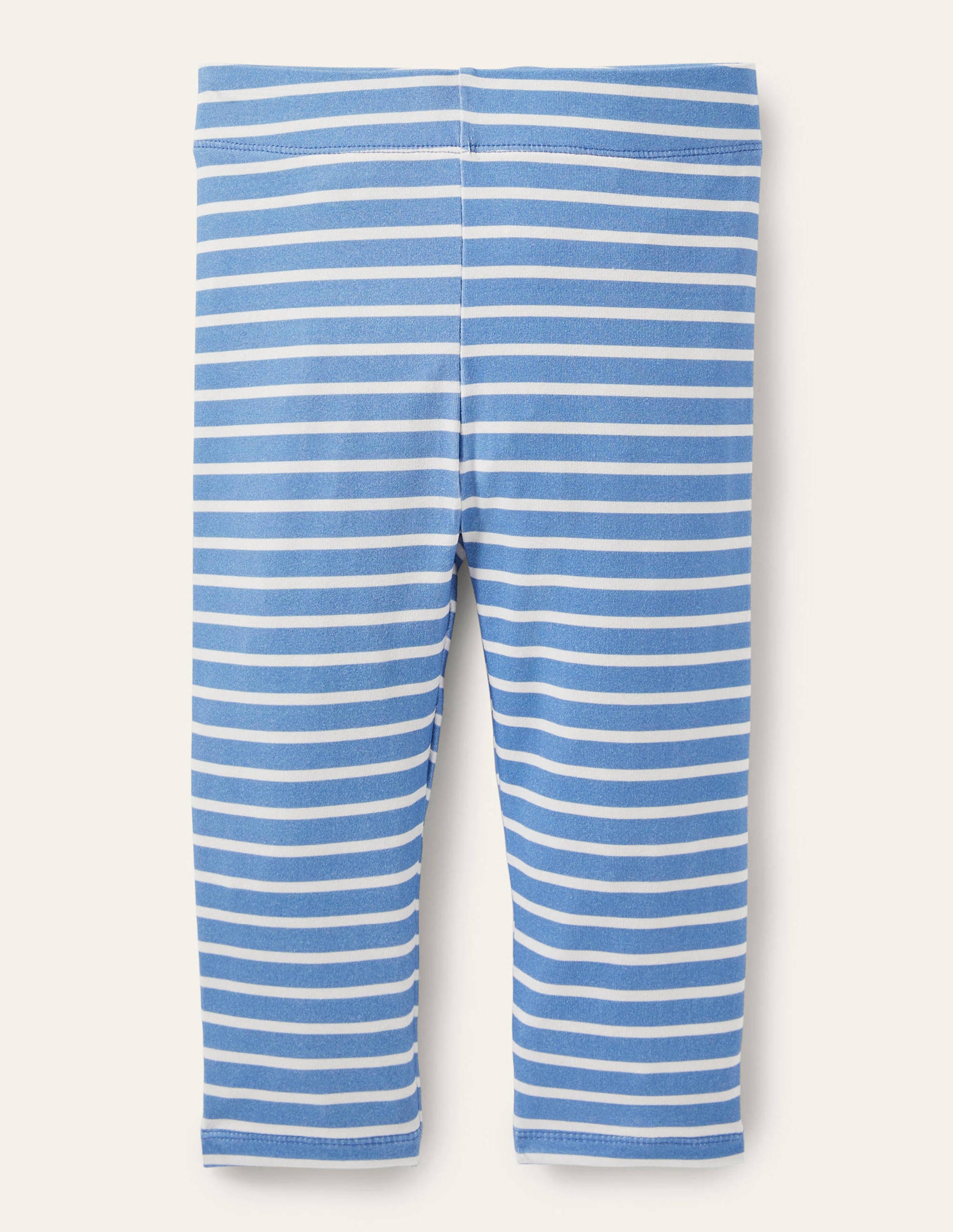 Fun Cropped Leggings-Bahama Blue/Ivory-2